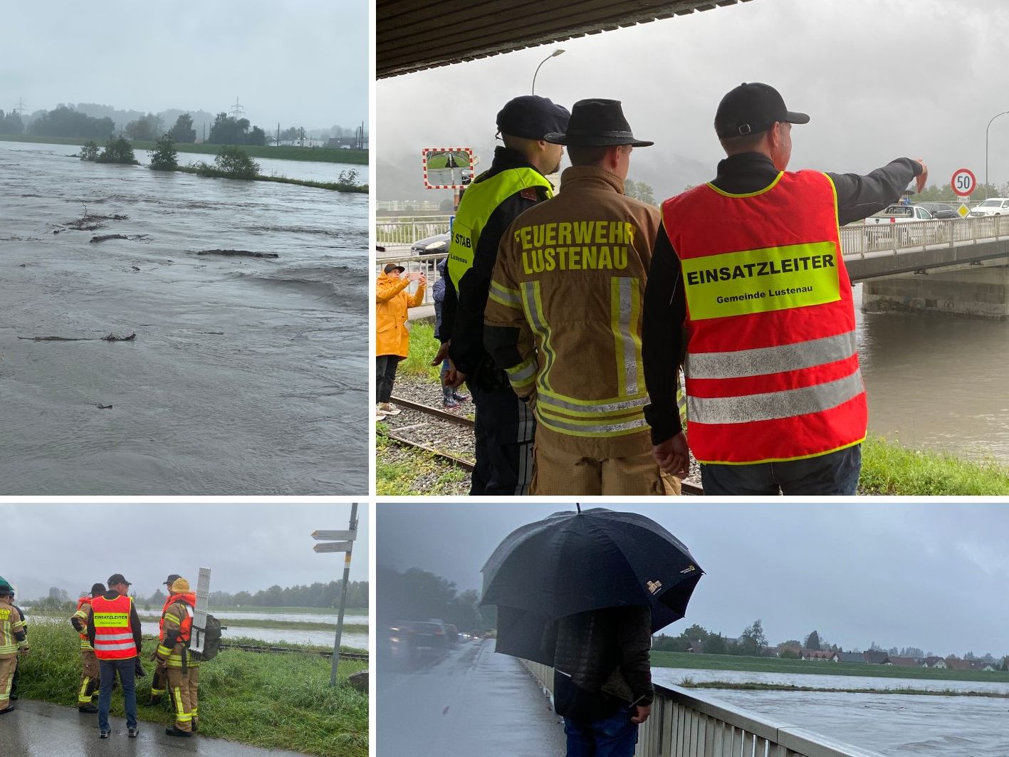 So schätzt man in Lustenau die aktuelle Situation am Rhein ein.