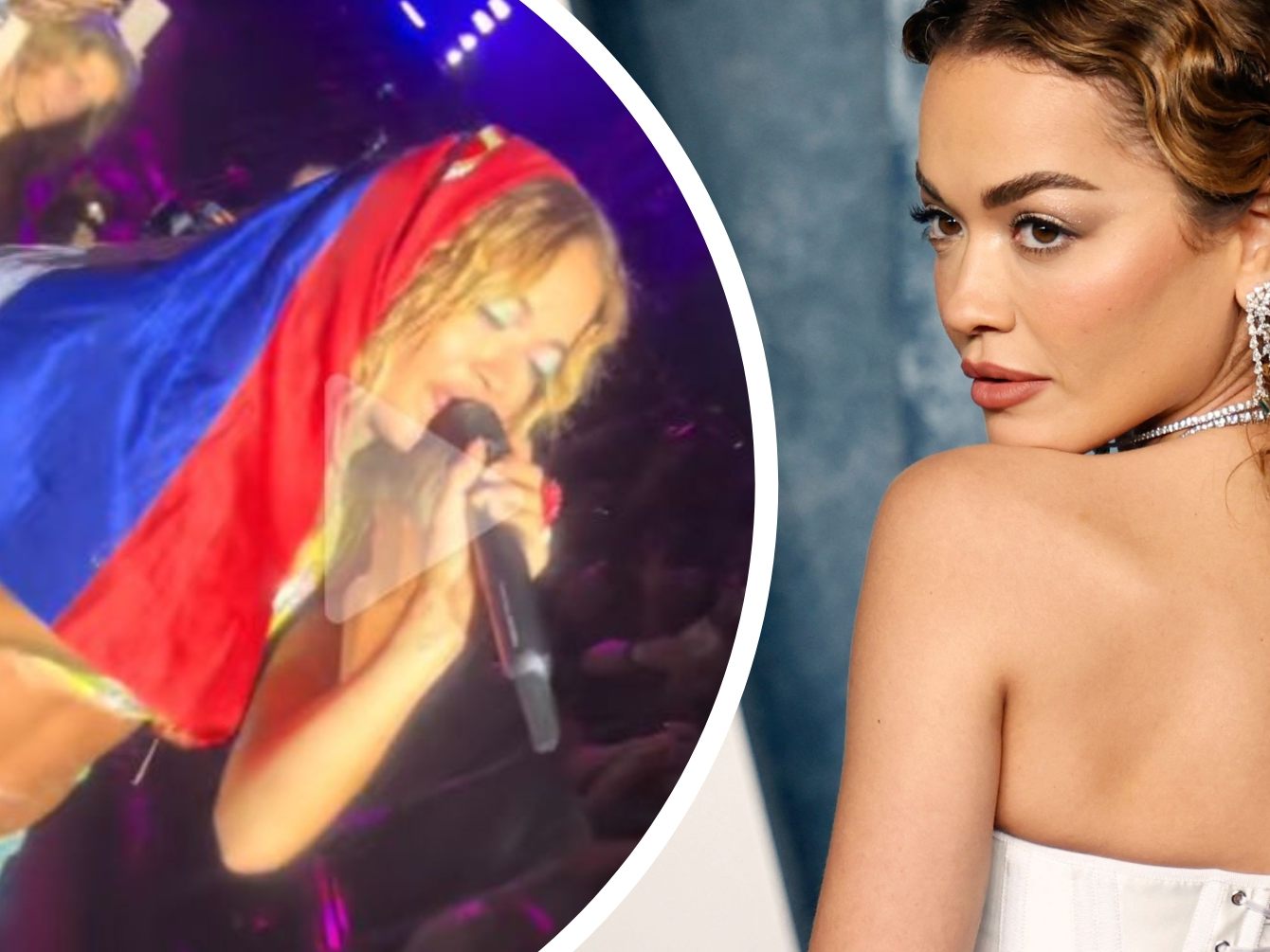 Rita Ora sorgt für Aufsehen.