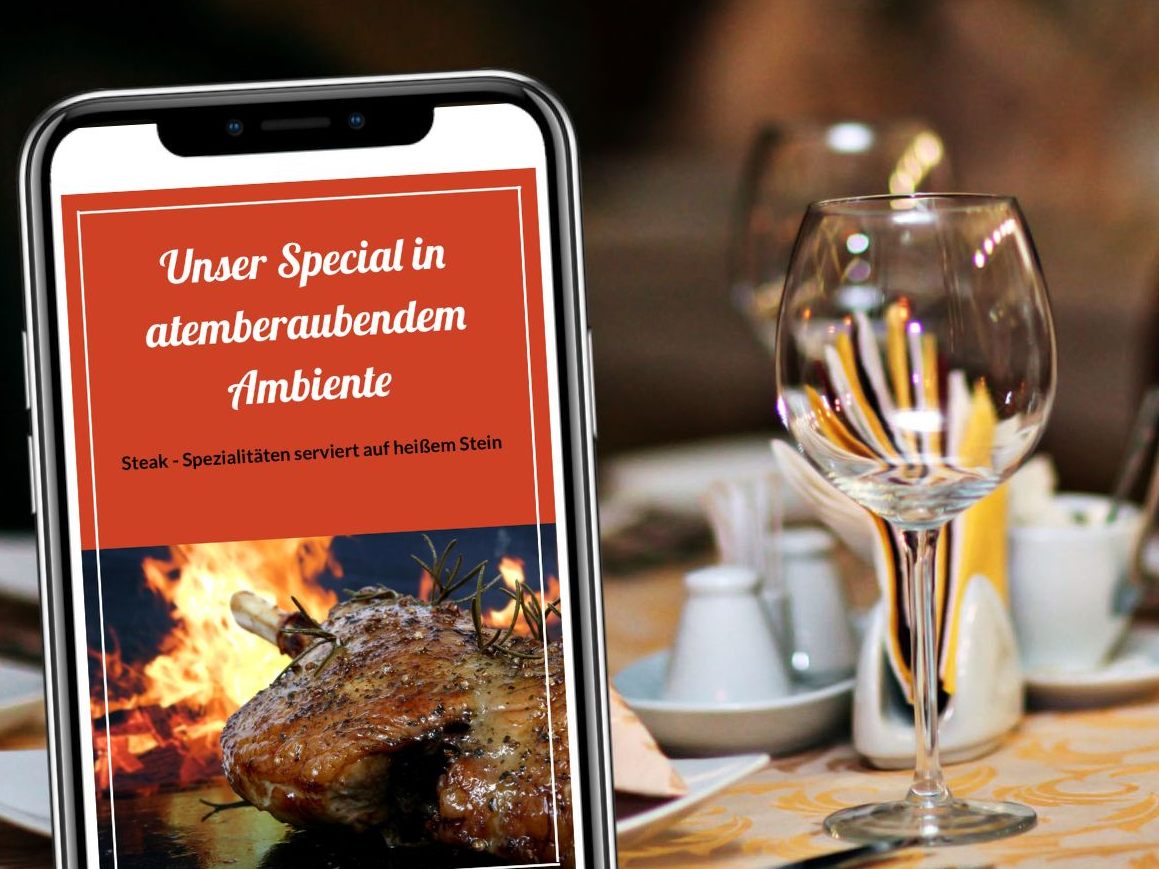 Genießen Sie hohe Kochkunst im Via Valtellina - inklusive spektakulärer Aussicht.