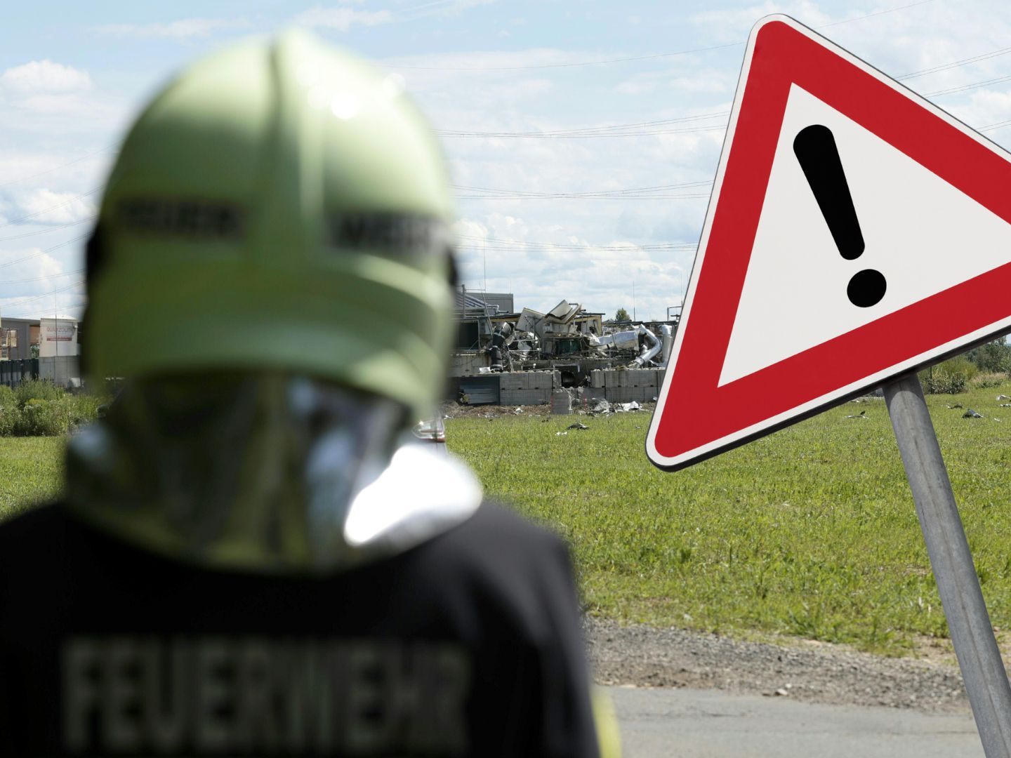 Auf der A9 dürfte ein Wasserstofftank explodiert sein.