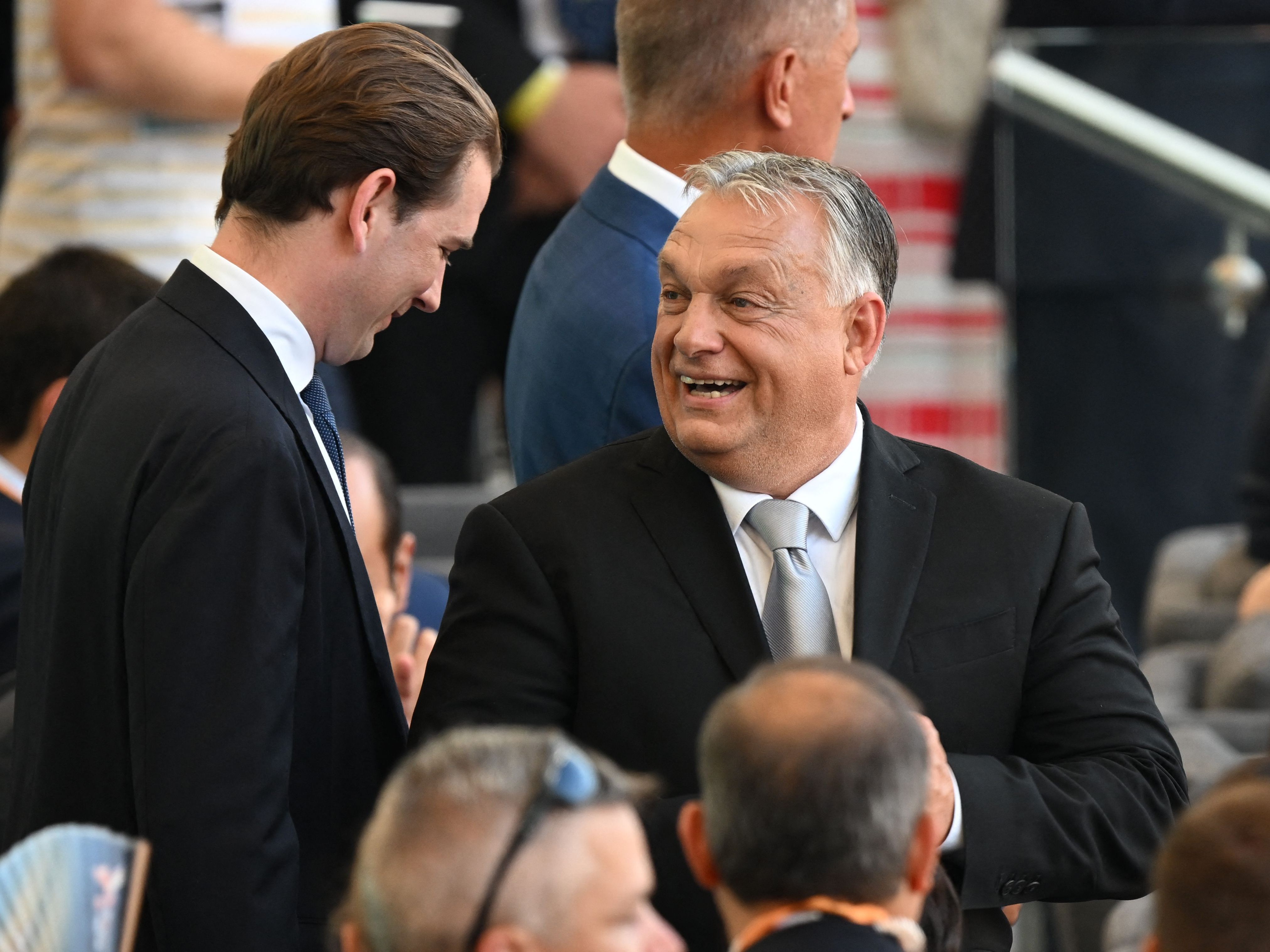 Sebastian Kurz mit Viktor Orban.