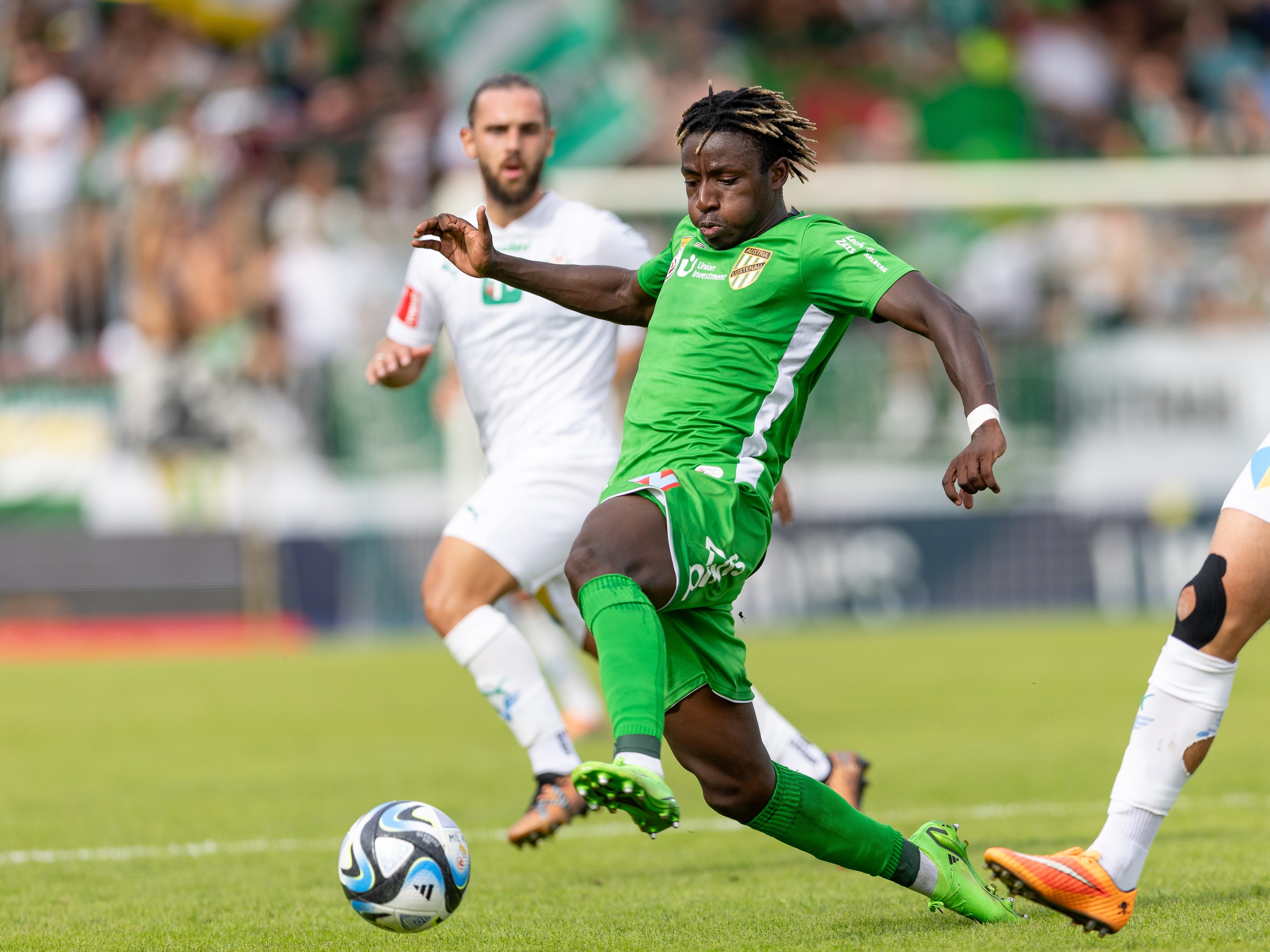 Baila Diallo (SC Austria Lustenau) am Sonntag, 17. September 2023, während der Admiral Bundesliga-Begegnung.