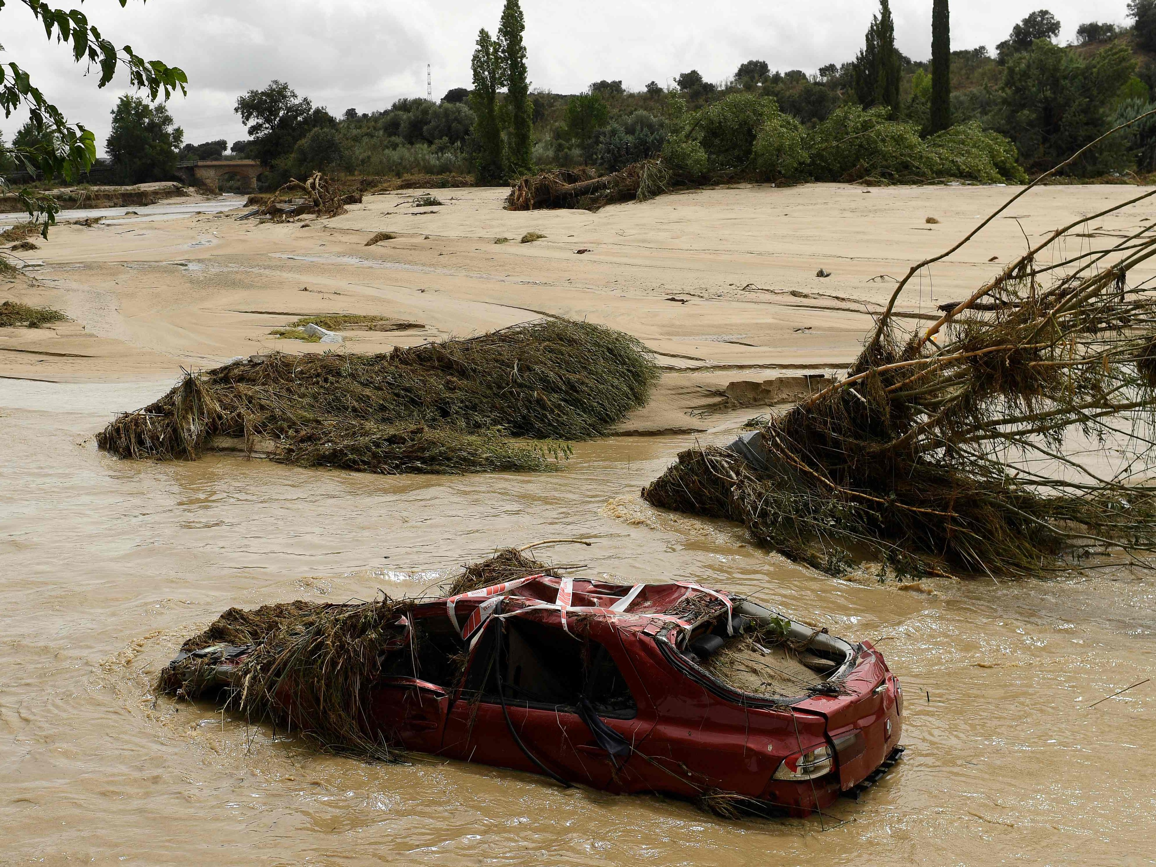 Heftige Unwetter in Spanien