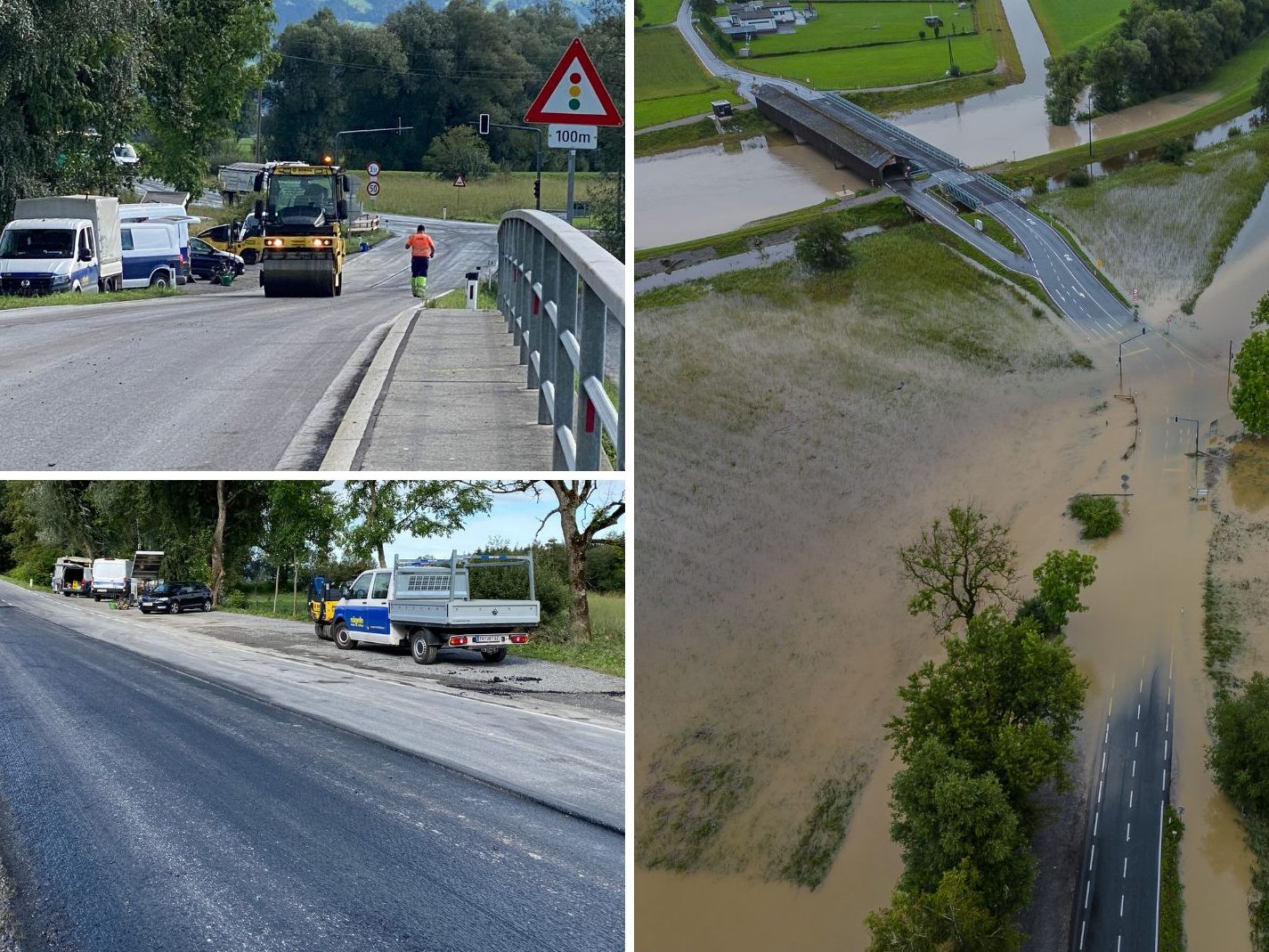 Die Senderstraße ist derzeit noch gesperrt.