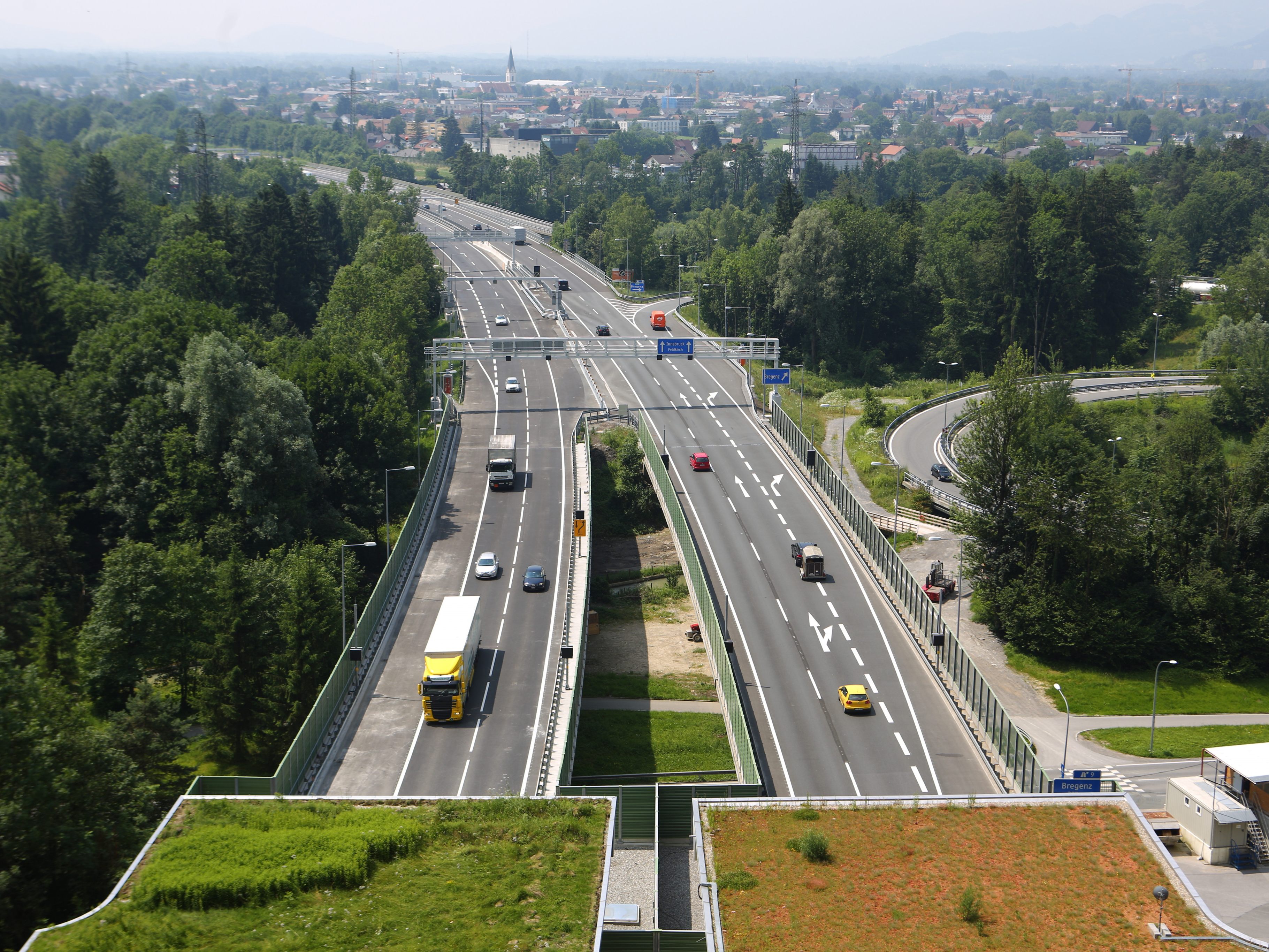 Der Pfändertunnel auf der Rheintalautobahn rüstet auf.