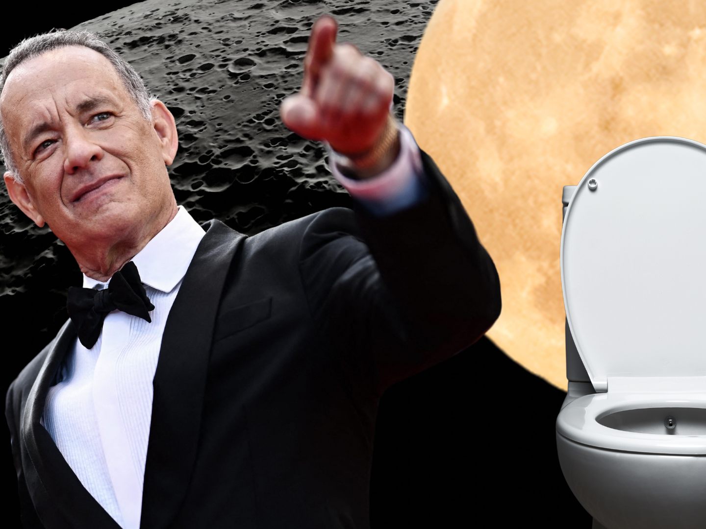 Tom Hanks zeigt Interesse an einer Mondreise.