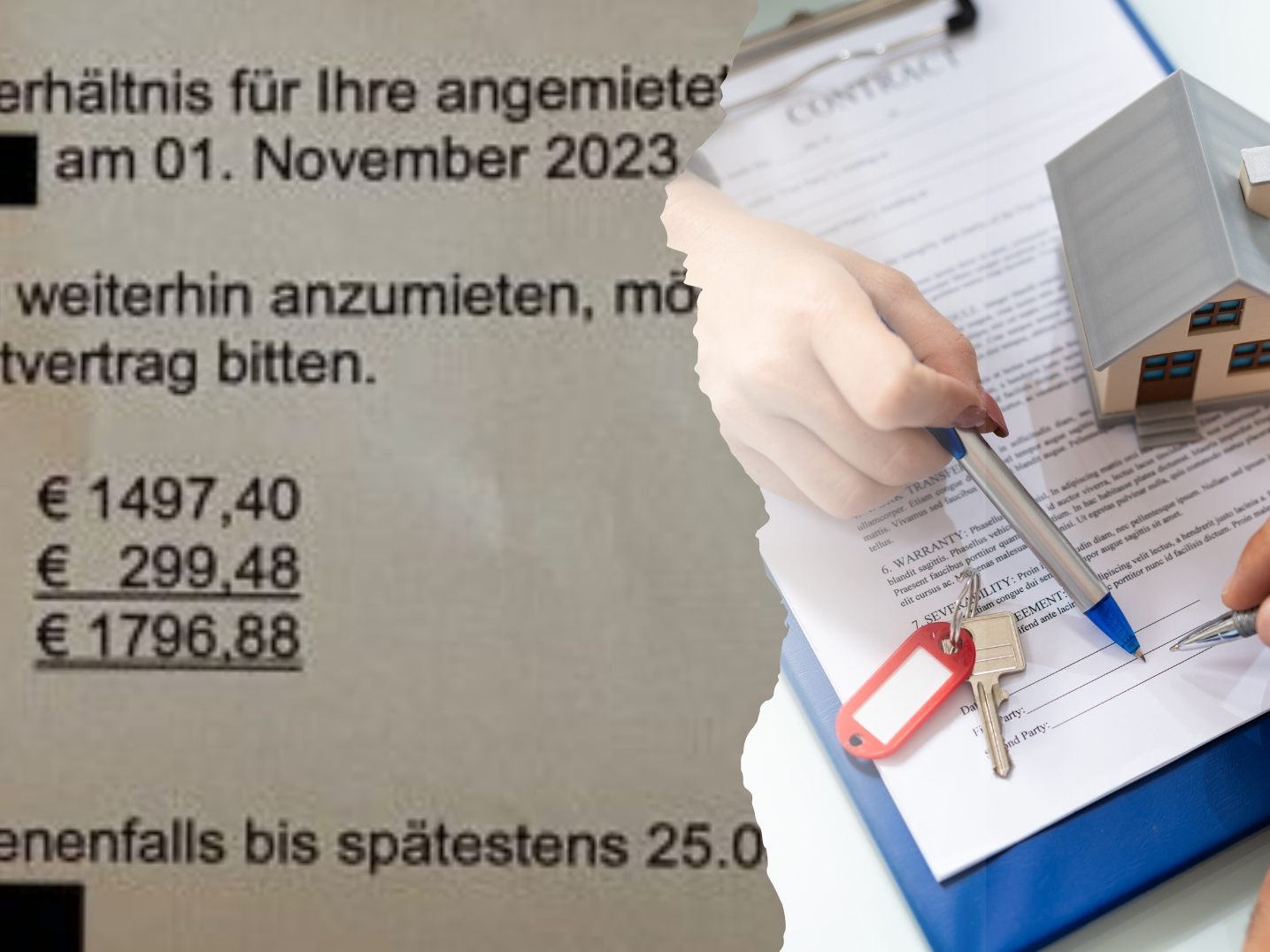 Hohe Vertragserstellungskosten von Hausverwaltung