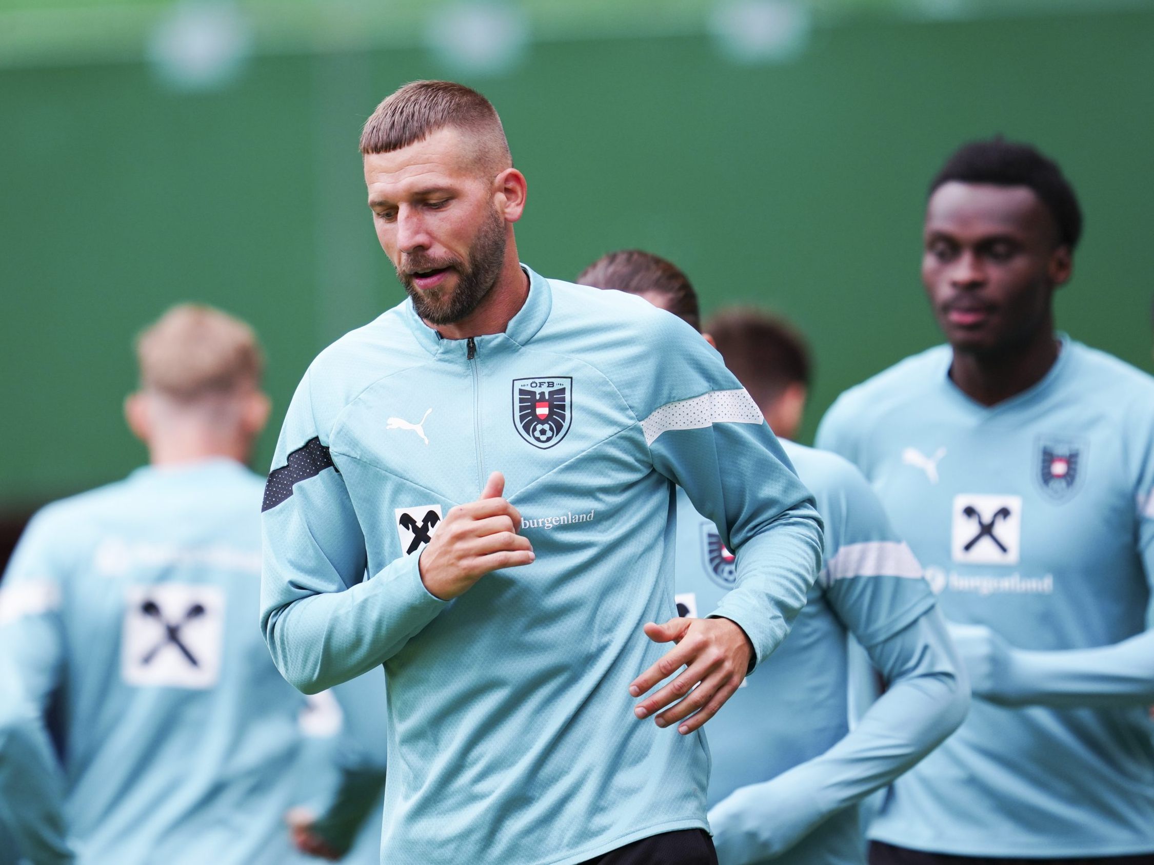 Das ÖFB-Team startet in Baku ohne Guido Burgstaller in der Start-Elf.