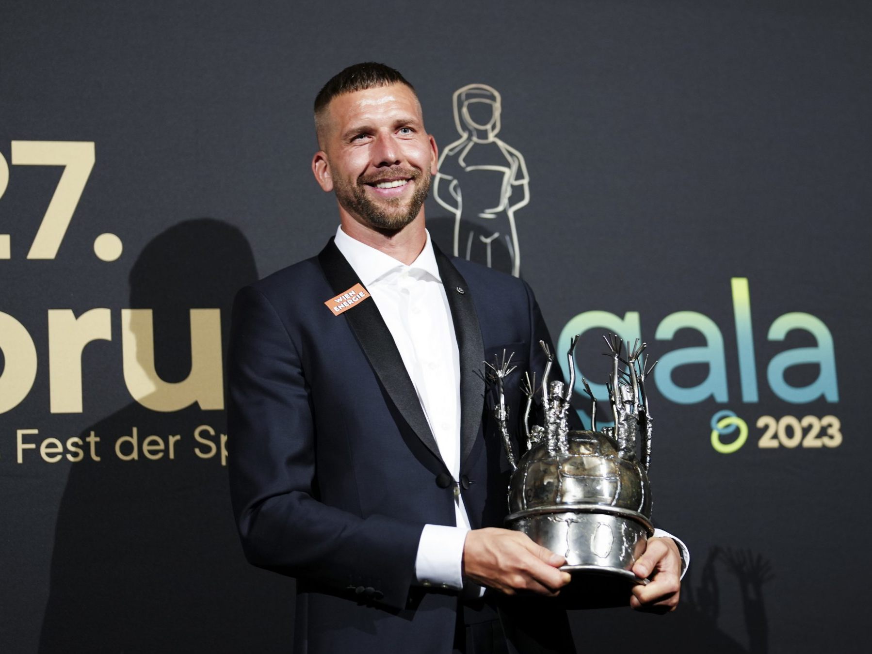 Guido Burgstaller bei der Bruno-Gala.