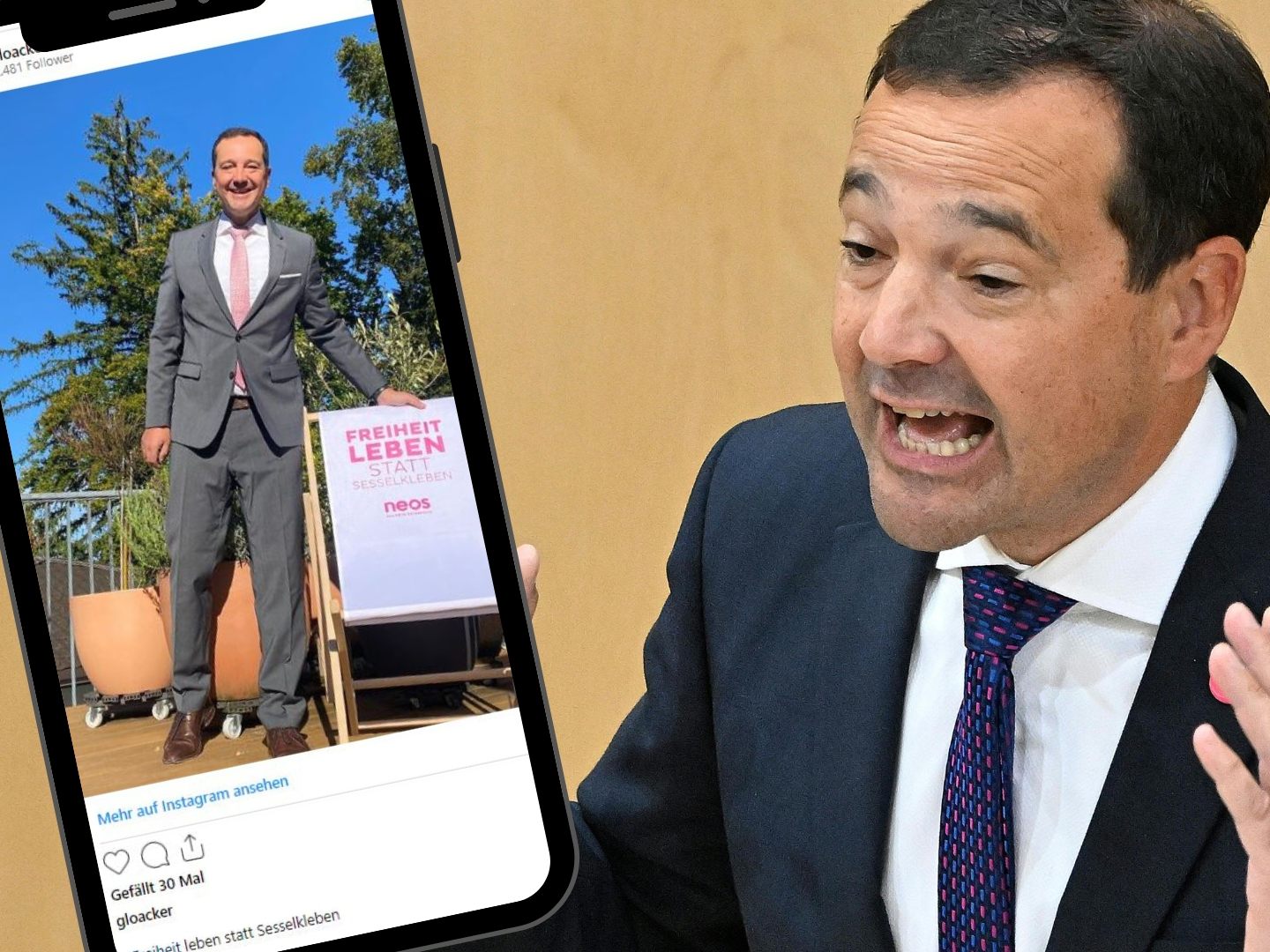 Bei der NR-Wahl 2024 wird Gerald Loacker nicht mehr für die NEOS antreten.