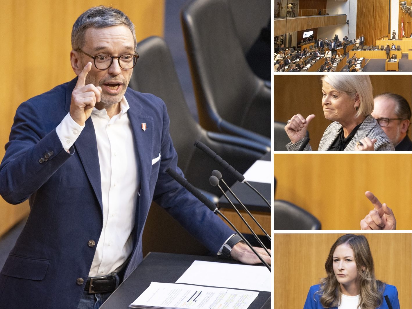 Sondersitzung auf Ersuchen der Freiheitlichen zum Thema Neutralität - Dringlicher Antrag klar abgelehnt.