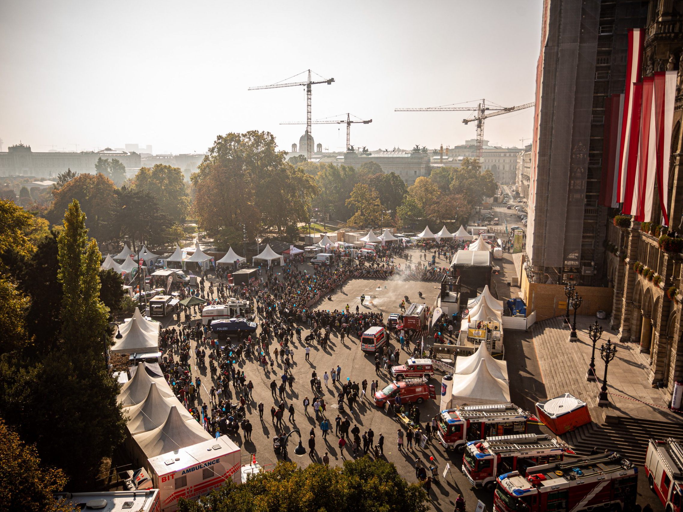 Im Oktober findet das Wiener Sicherheitsfest 2023 statt.