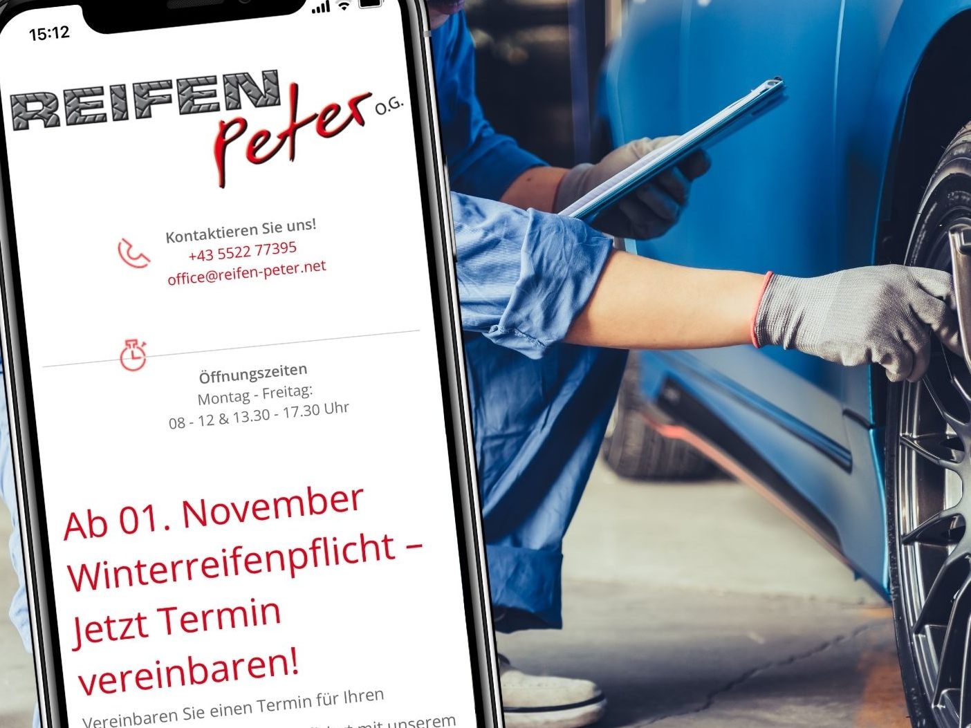 Neben dem klassischen Verkauf von Reifen aller gängigen Marken bietet der Betrieb zusätzlich einen umfassenden Service für Ihr Fahrzeug.
