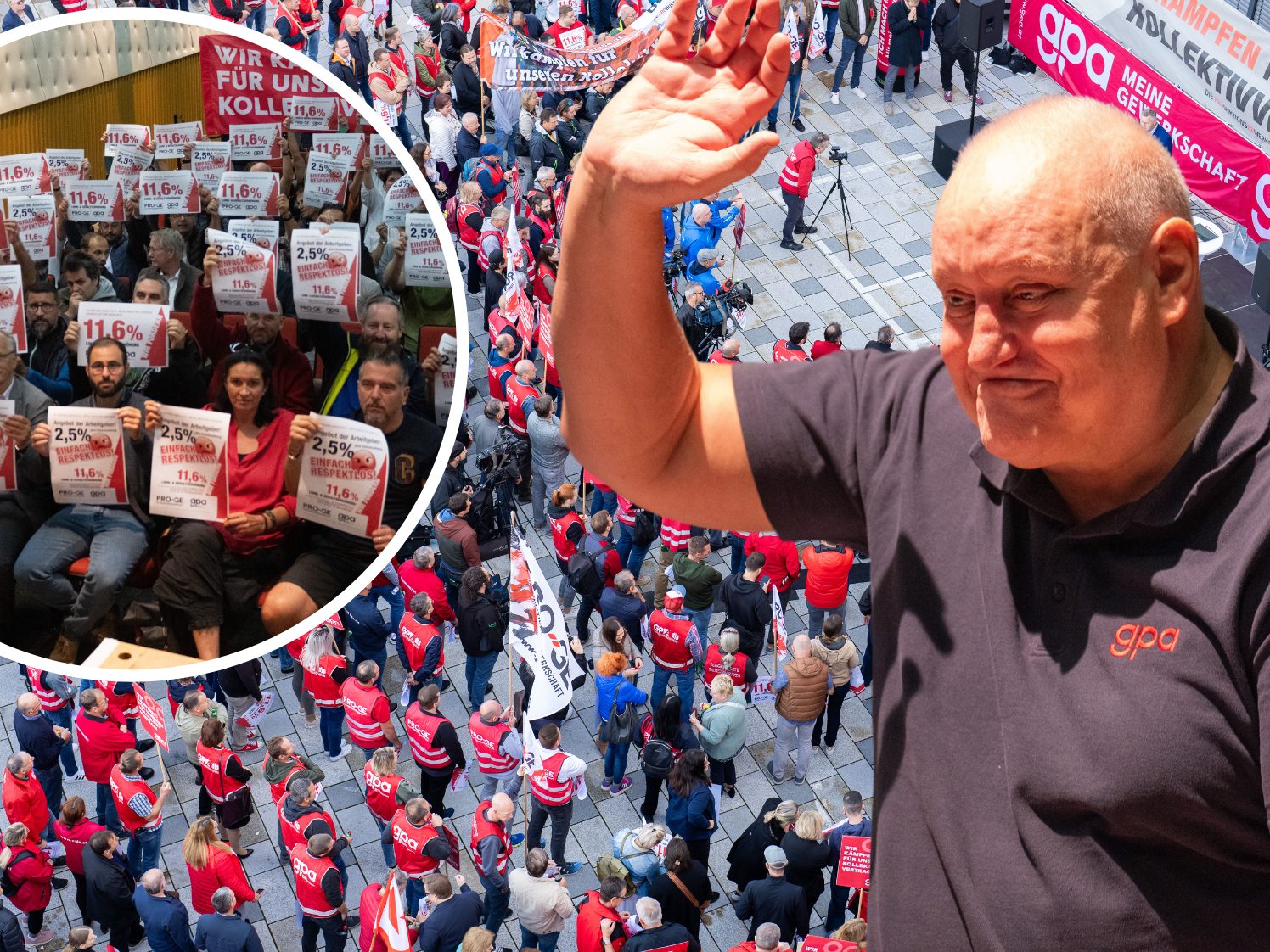 Österreichweite Betriebsversammlungen - Gewerkschaft holt sich Streik-Beschlüsse