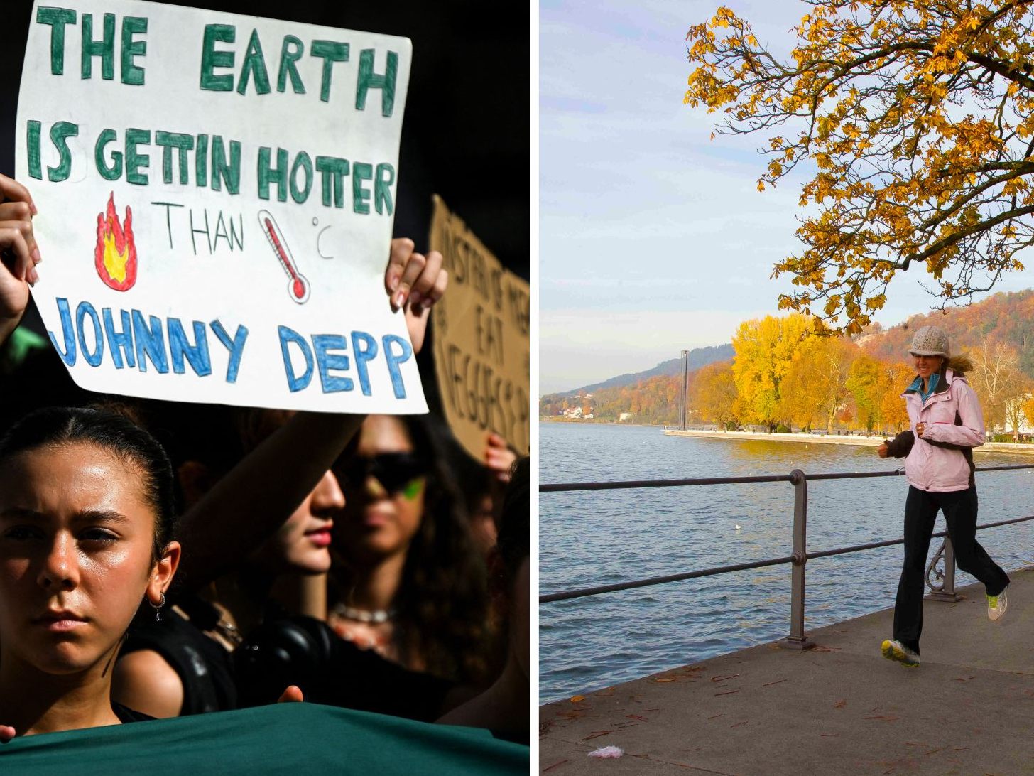 Klimaprotest in Rom - in Vorarlberg nähert sich ein Wetterumschwung.