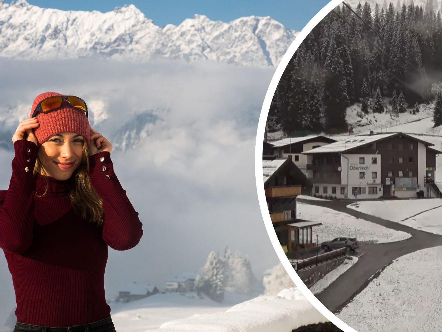 Oberhalb von 1500 Meter hat es schon angezuckert