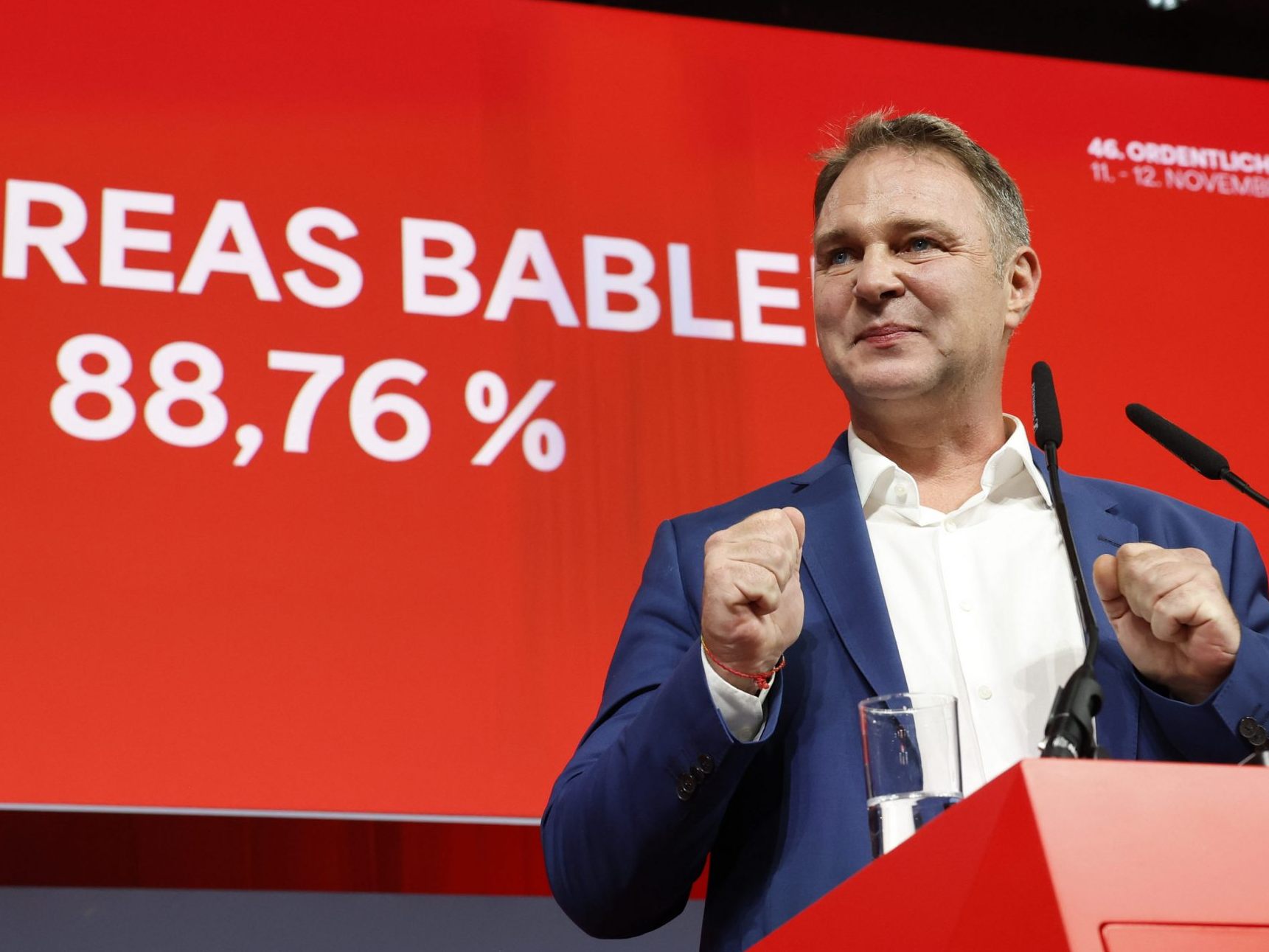 Babler wurde beim SPÖ-Parteitag wie erwartet zum Parteichef gewählt.