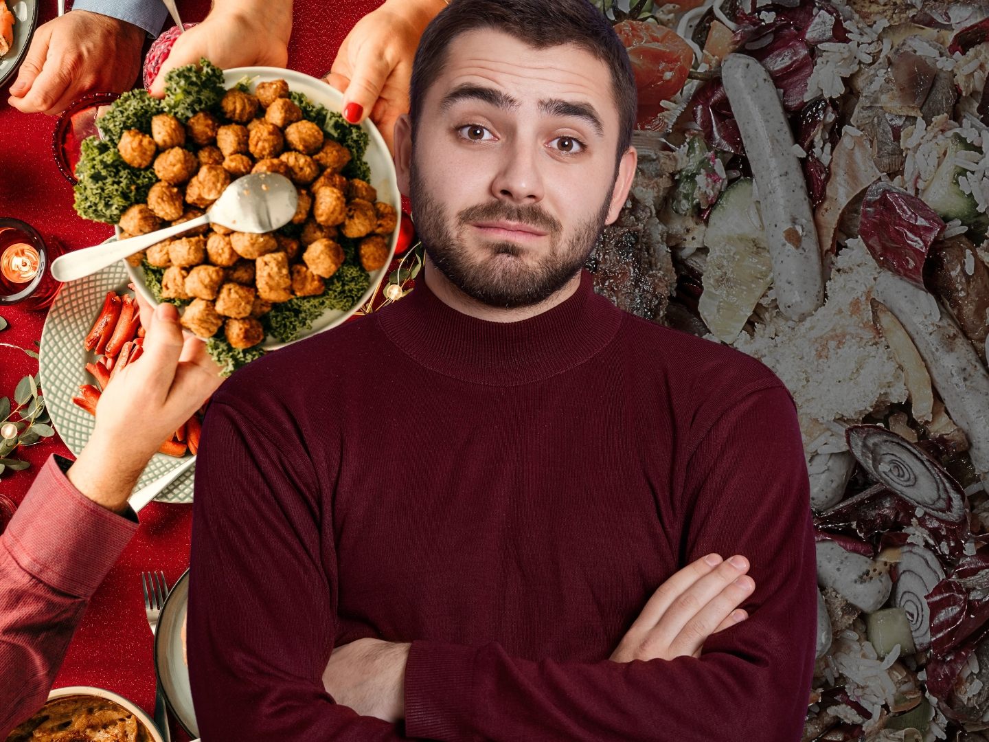 Lebensmittelverschwendung an Weihnachten