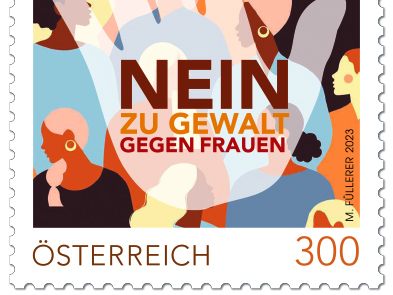 Mit der Sonderbriefmarke will man ein Zeichen gegen Gewalt an Frauen setzen.