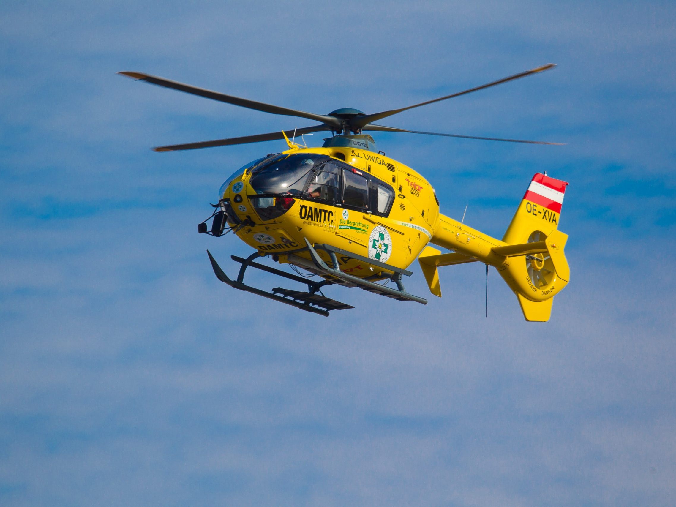 Eine Bäuerin wurde am Sonntag schwer verletzt.