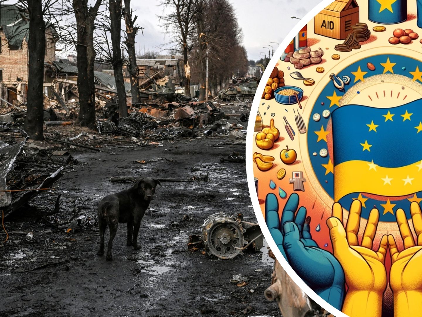 Die humanitäre Hilfe für die Ukraine wird erhöht.
