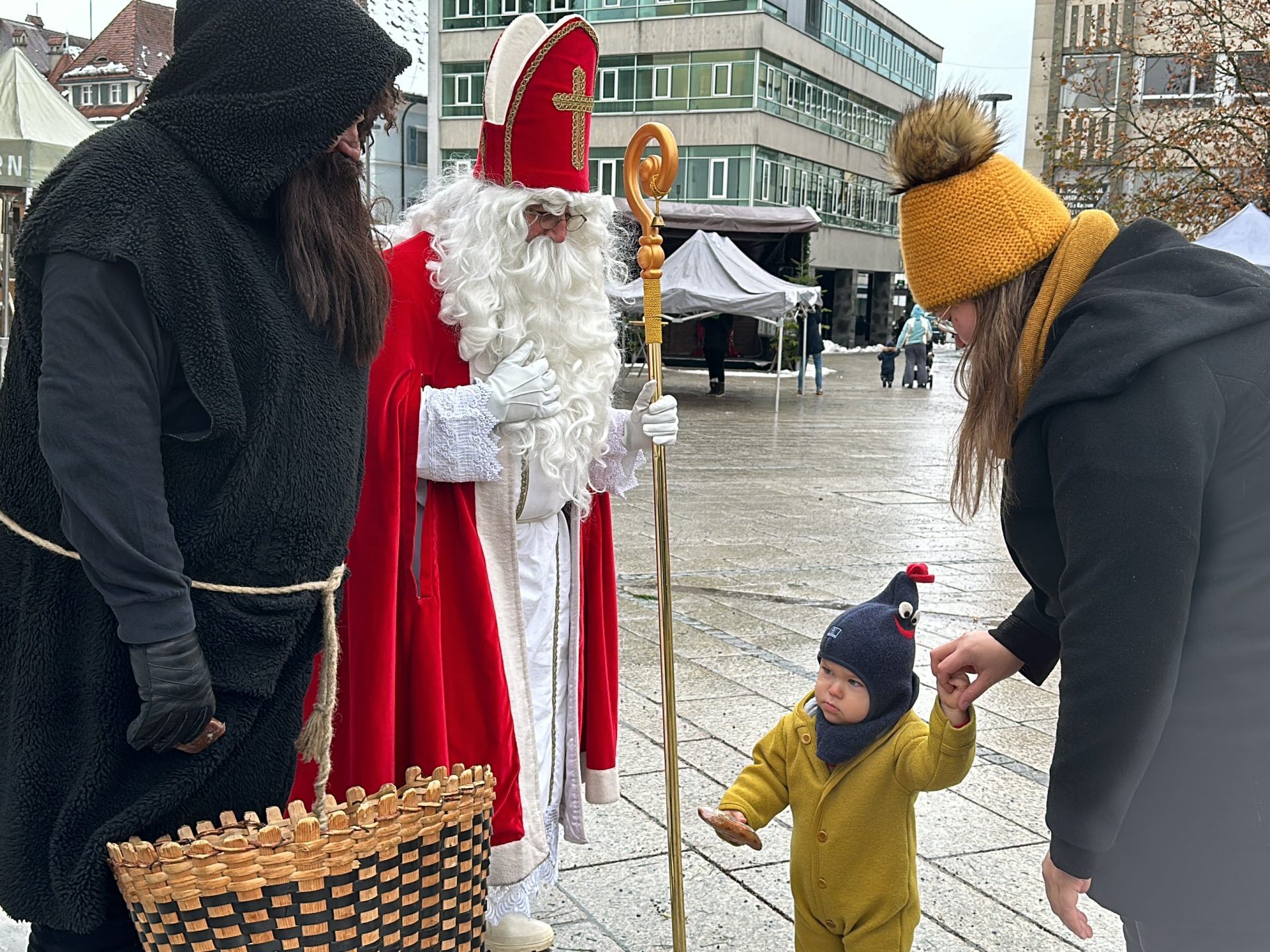 Der Nikolaus war in Dornbirn unterwegs.
