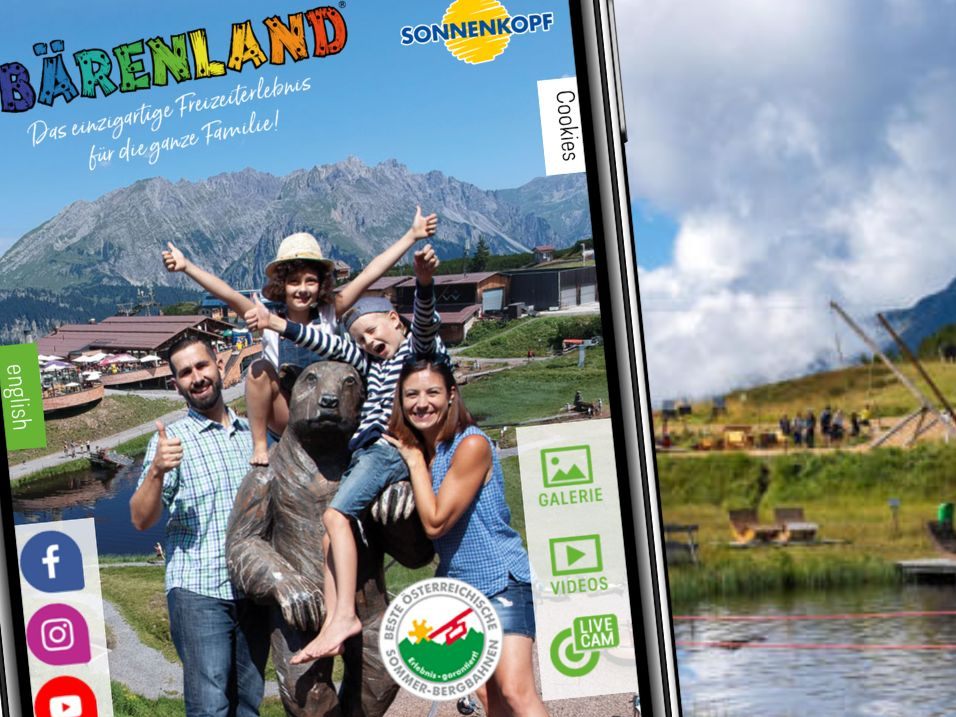 Ob Abenteuerspielplatz, Wasserspiele oder der lehrreiche Bärenweg: Im Bärenland am Sonnenkopf ist für alle etwas dabei.