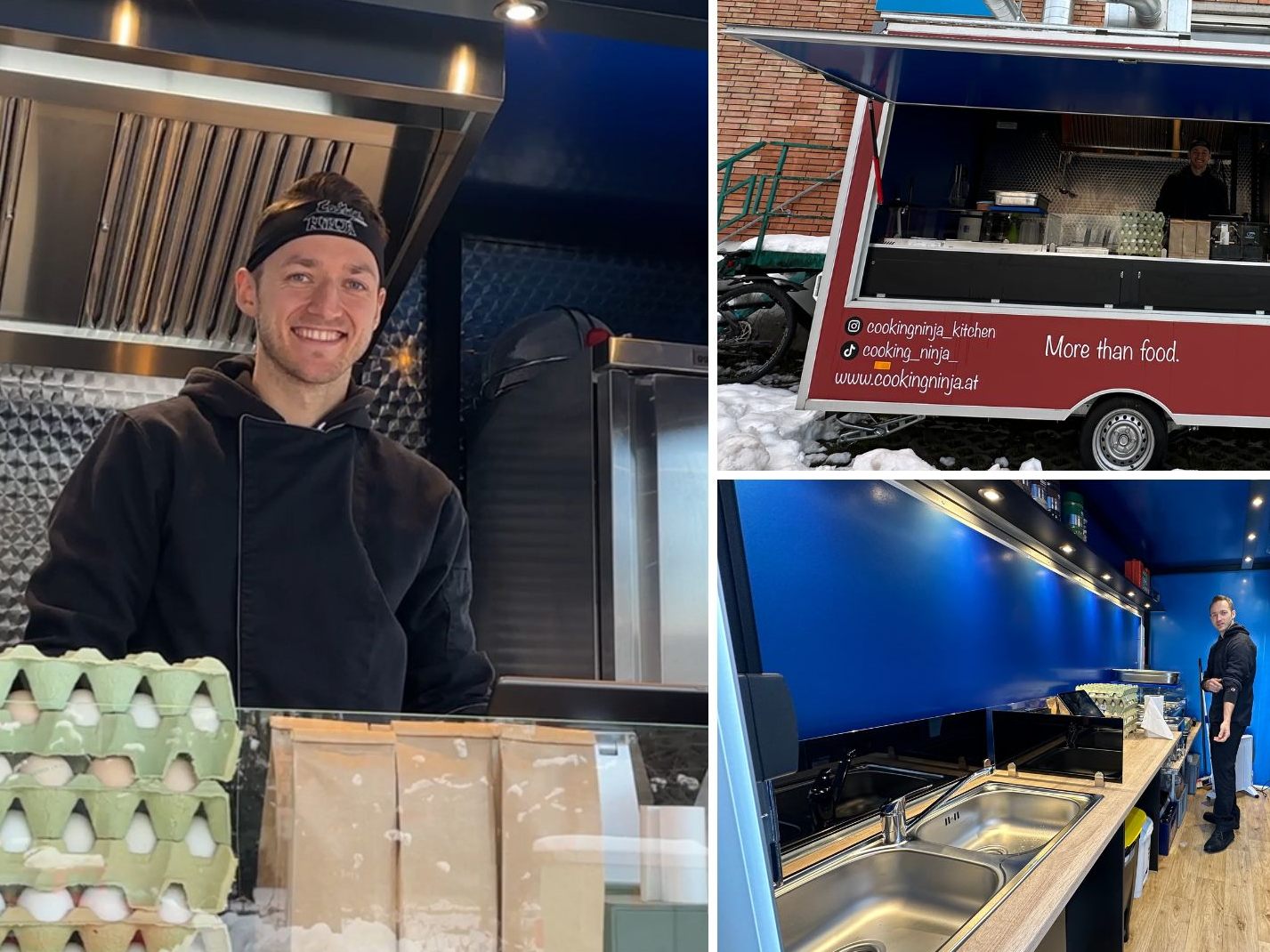 Patrik aus Bregenz macht sich mit einem Foodtrailer selbstständig.