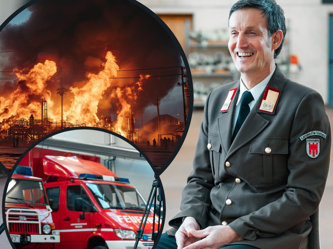 Die Freiwillige Feuerwehr Vorarlberg bekommt einen Film.