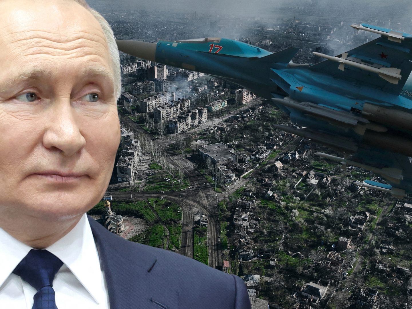 Drei russische Jagdbomber vom Typ SU-34 (Bild) sowie mehrere Drohnen sollen abgeschossen worden sein.