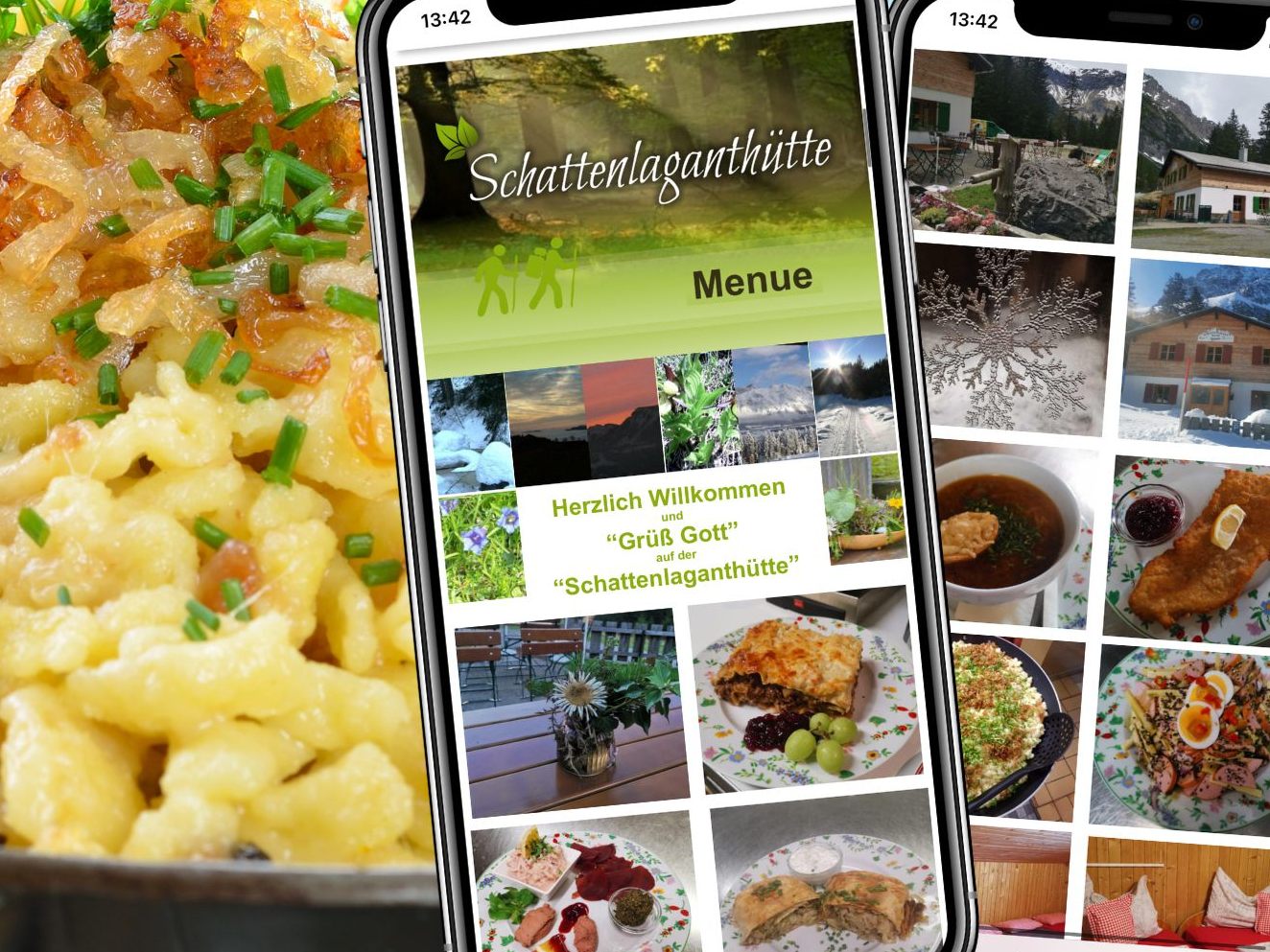 Hier wird frische Hausmannskost aus regionalen Produkten zubereitet.