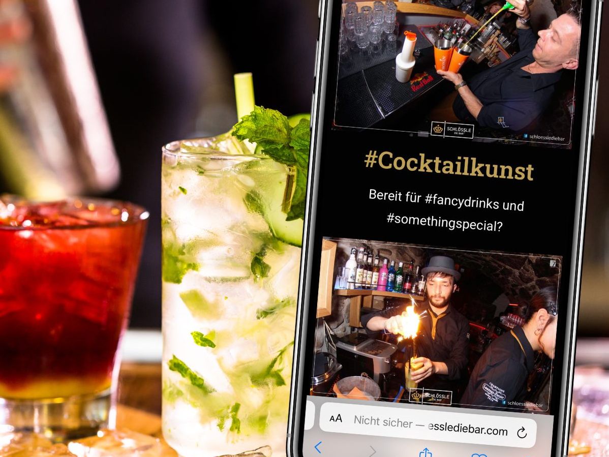 Neben einer großen Auswahl an alkoholischen Getränken überzeugt das Schlössle auch durch seine abwechslungsreiche Speisekarte.