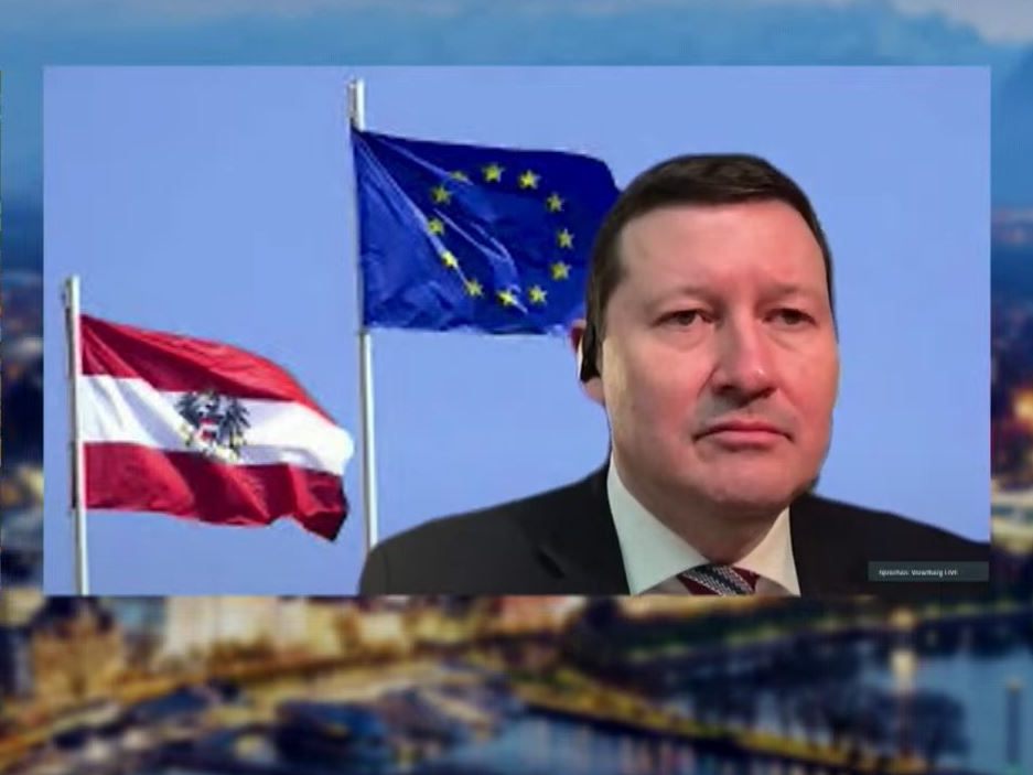 Martin Selmayer via Zoom zu Gast bei "Vorarlberg LIVE".