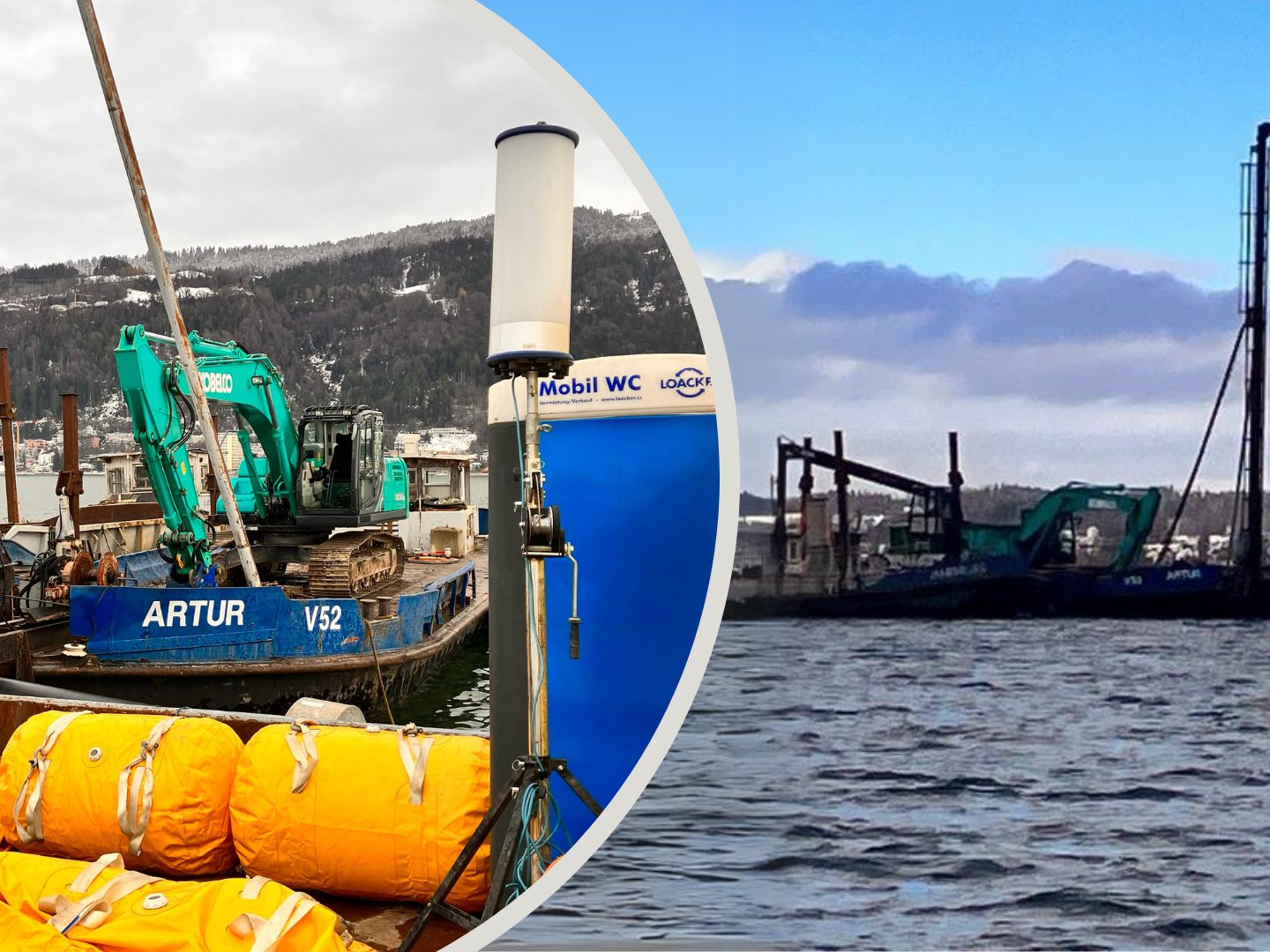 In Bregenz sind die Bagger aufgefahren