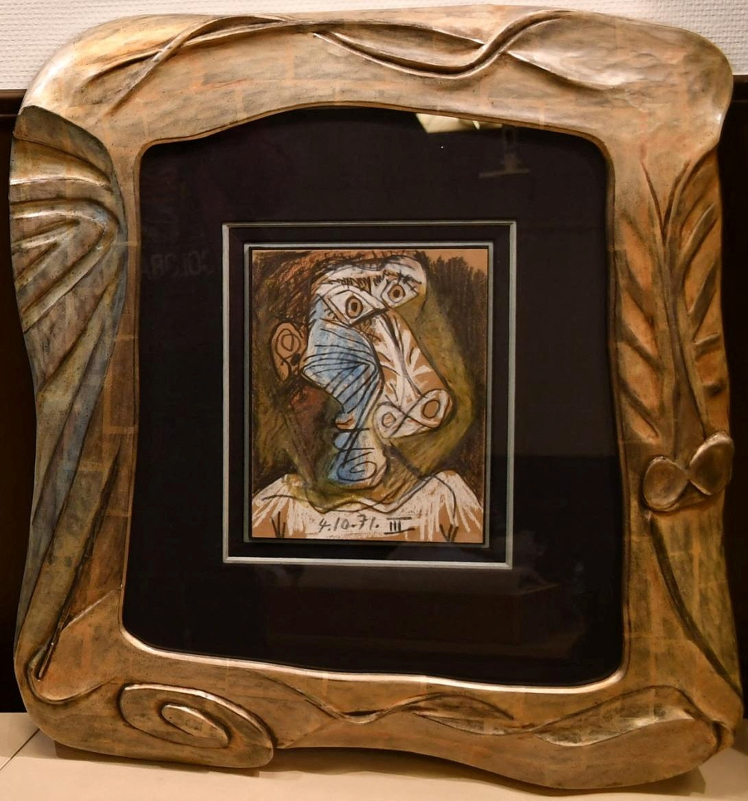 Auf diesem Handout-Bild ist das Gemälde „Tete“ von Pablo Picasso zu sehen, das vor vierzehn Jahren aus Israel gestohlen und in Belgien gefunden wurde.