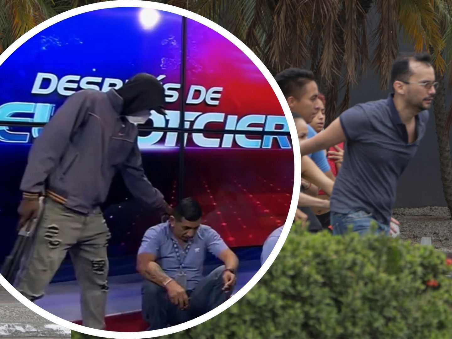 Bewaffnete drangen in ein ecuadorianisches TV-Studio ein, bedrohten das Personal live on air und lösten eine Polizeiaktion mit Festnahmen aus.