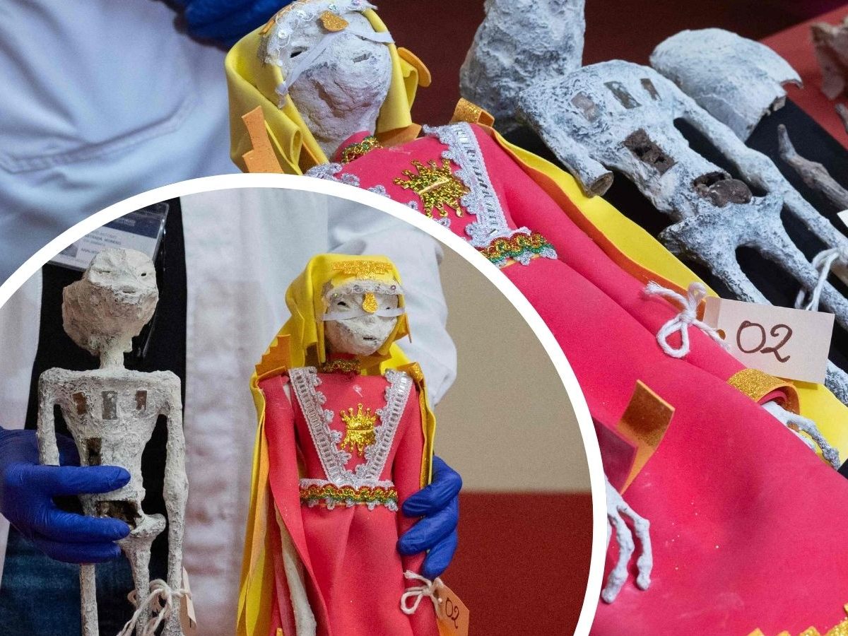 In Peru wurden die mutmaßlichen Aliens entlarvt.