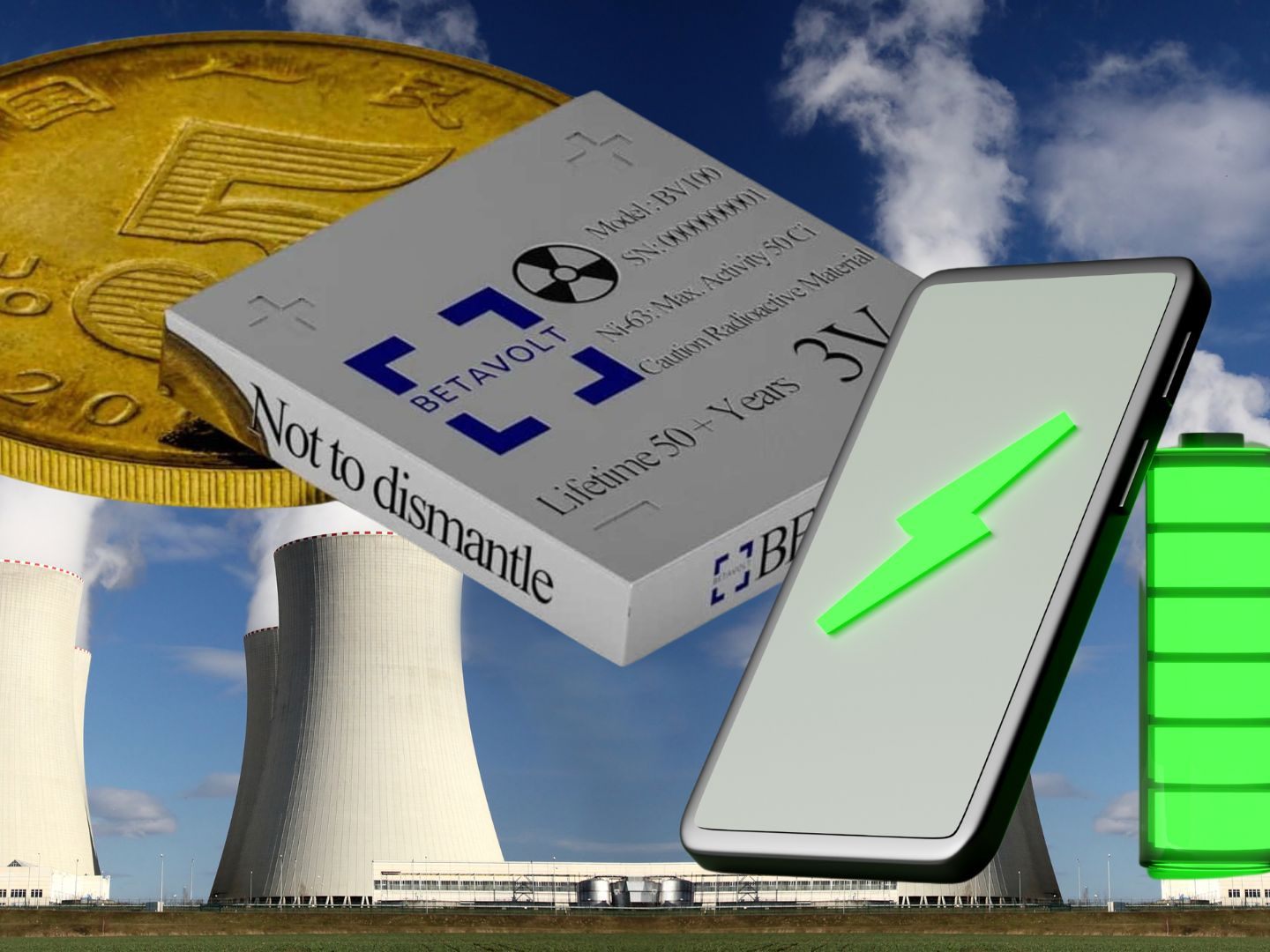 Chinesische Wissenschaftler haben eine bahnbrechende Mini-Isotopenbatterie entwickelt, die ein Smartphone 50 Jahre lang mit Energie versorgen könnte, ohne aufgeladen werden zu müssen.