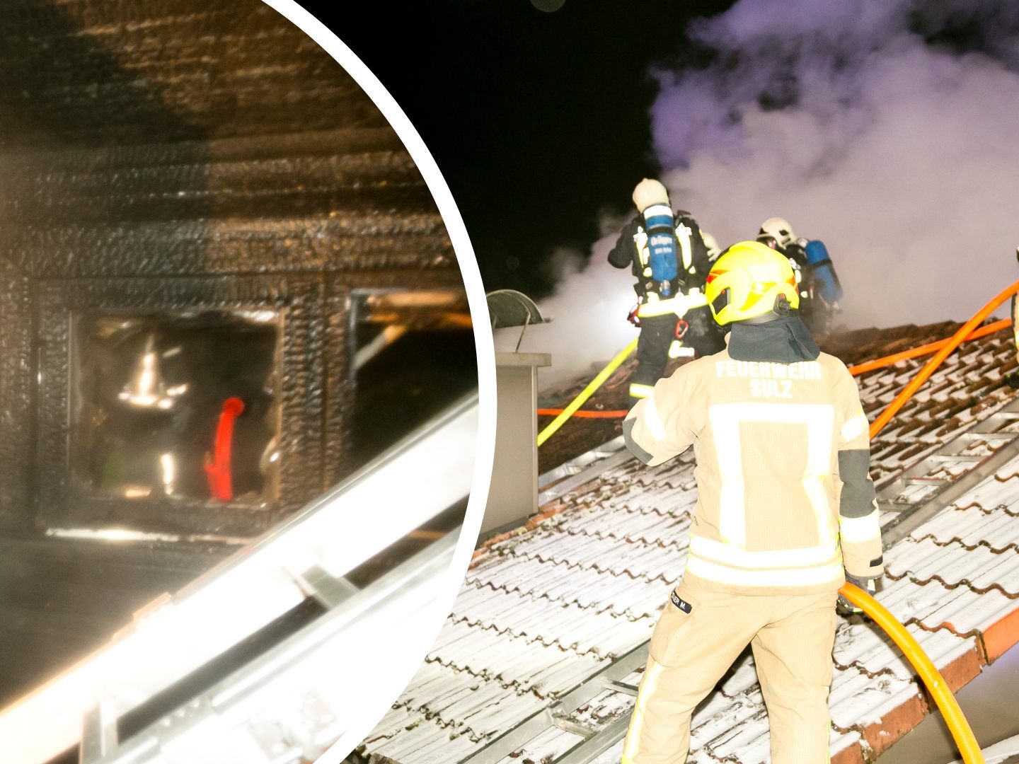 Brand in Zwischenwasser.