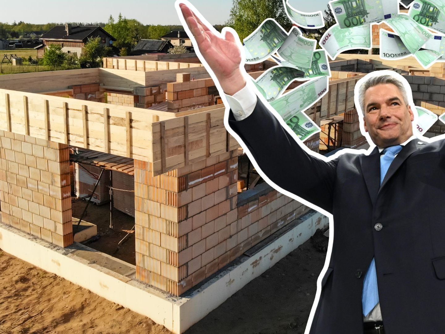 Die Regierung investiert eine Milliarde Euro in den Wohnbau.