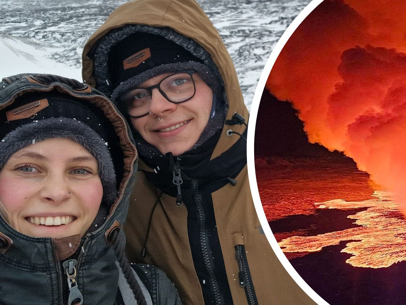 Vorarlberger während des Ausbruches auf Island