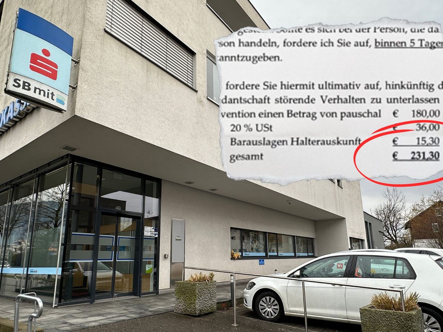 Ein Leser musste über 200 Euro für falsche Parken zahlen.