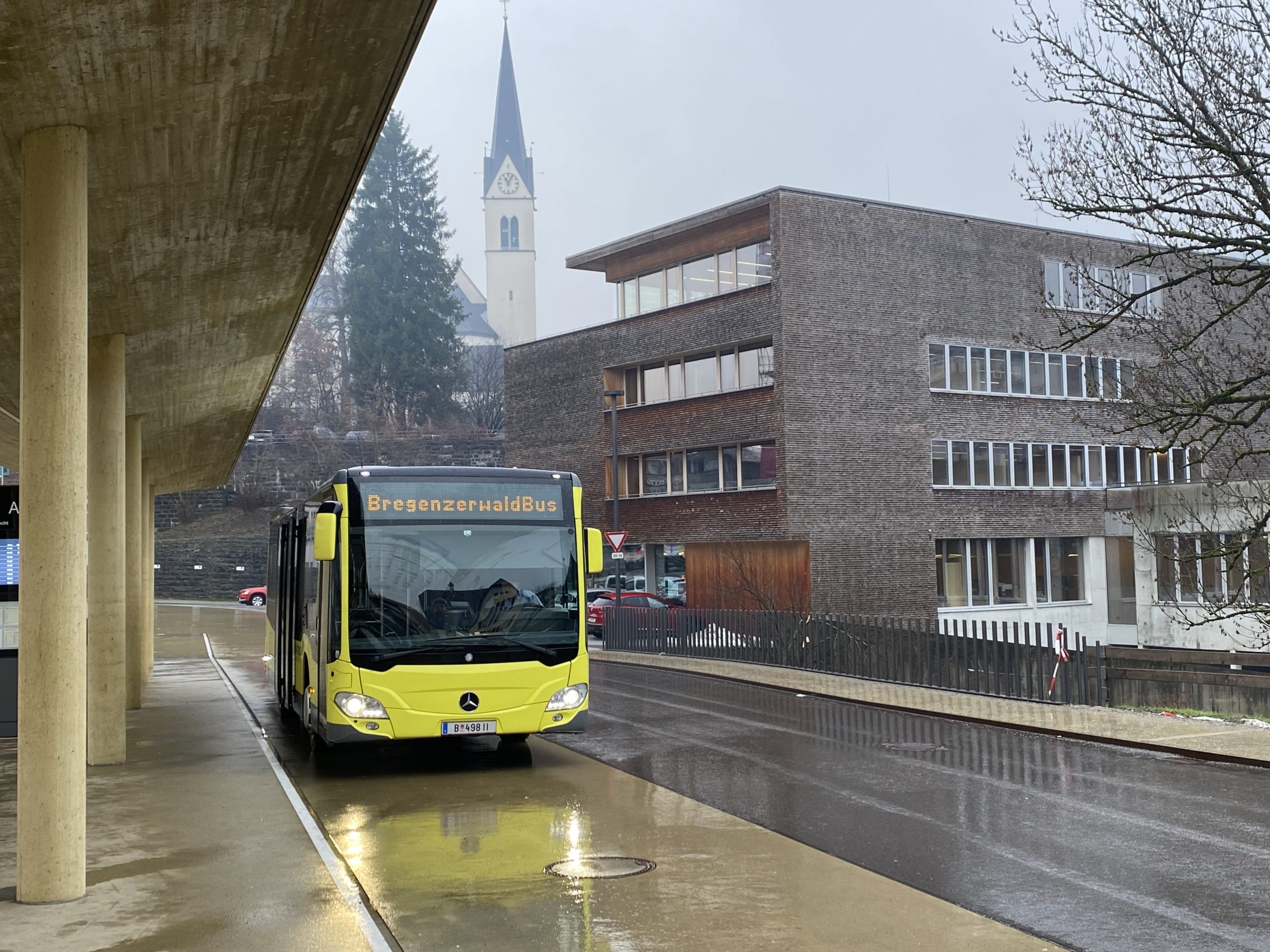 Der Vorfall ereignete sich in Feldkirch bei einem Landbus Richtung Egg.