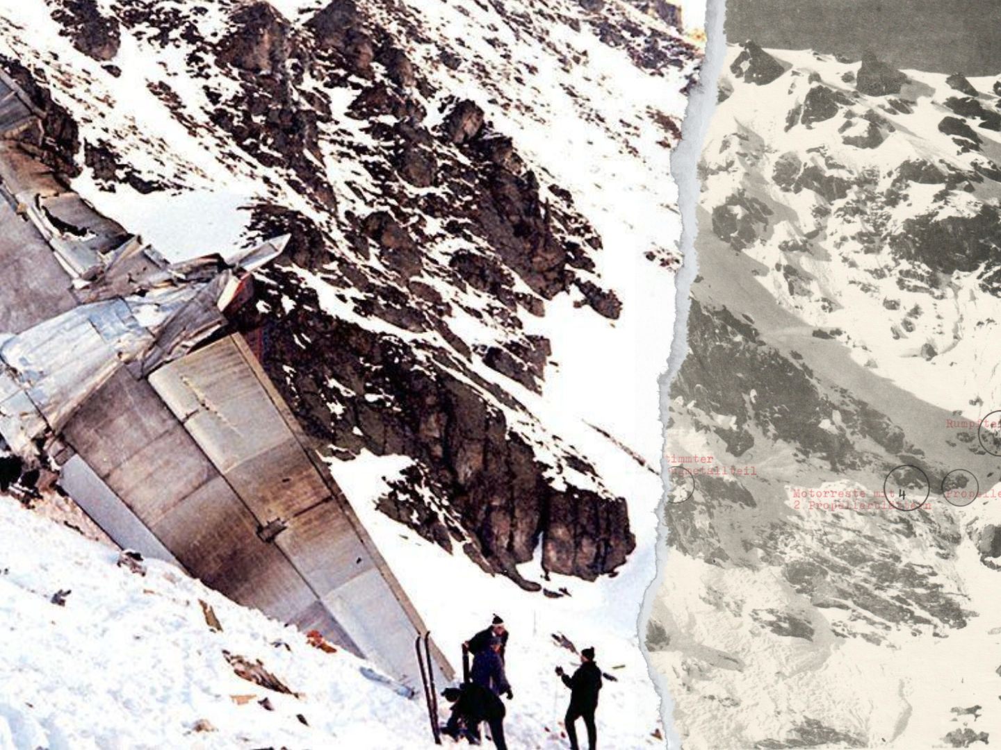 ritische Passagiermaschine "Britannia 312" zerschellte am Glungezer in Tirol