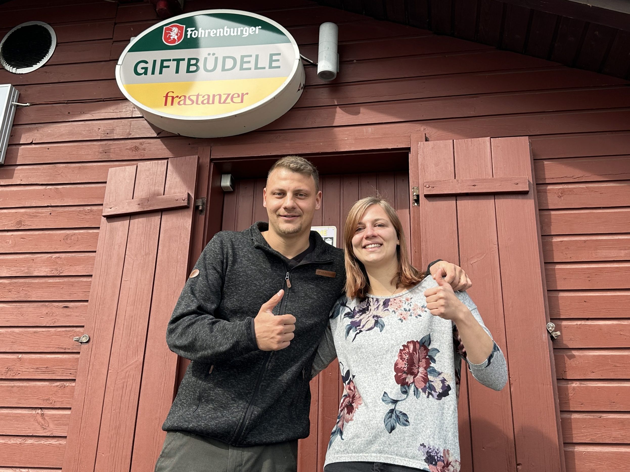 Aaron und Natascha sind das neue Team vom Giftbüdele.