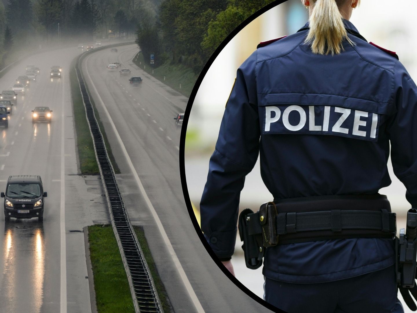 Ein Drogenlenker flüchtete am Samstag vor der Polizei auf die A14.
