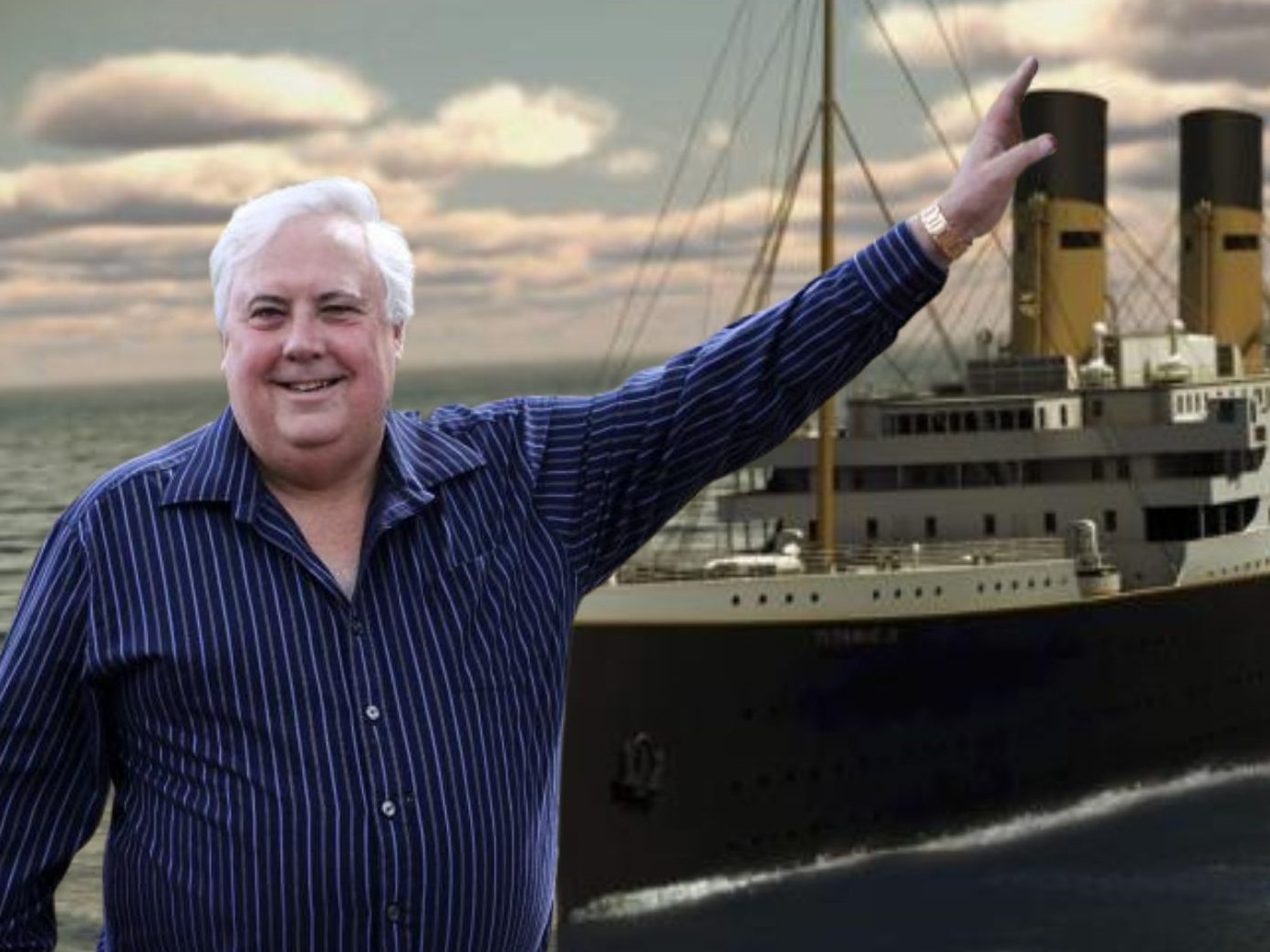 Clive Palmer setzt die Segel für ein Großprojekt und zwar plant er seit 2012 die Titanic nachzubauen.