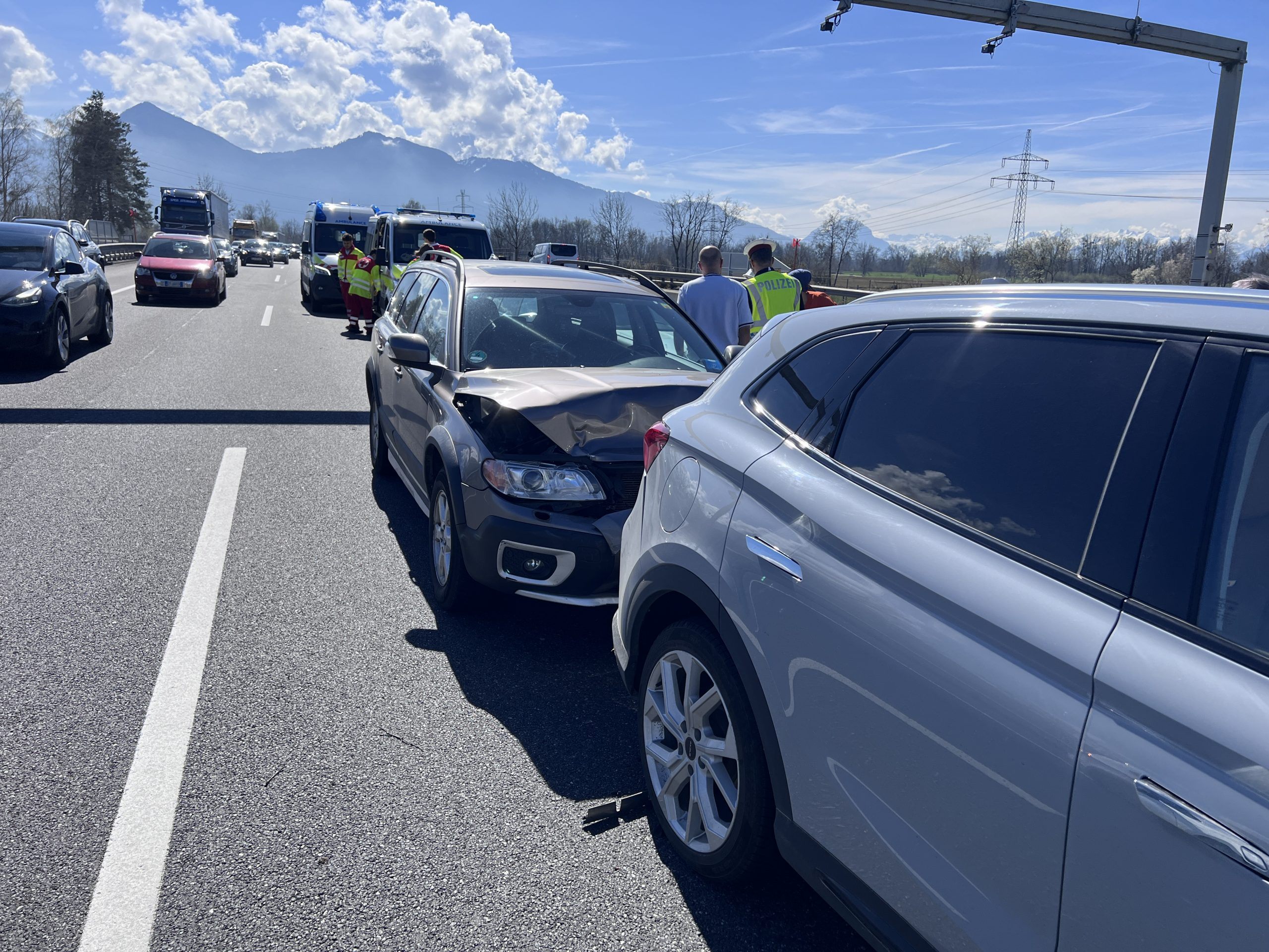 Unfall auf A14