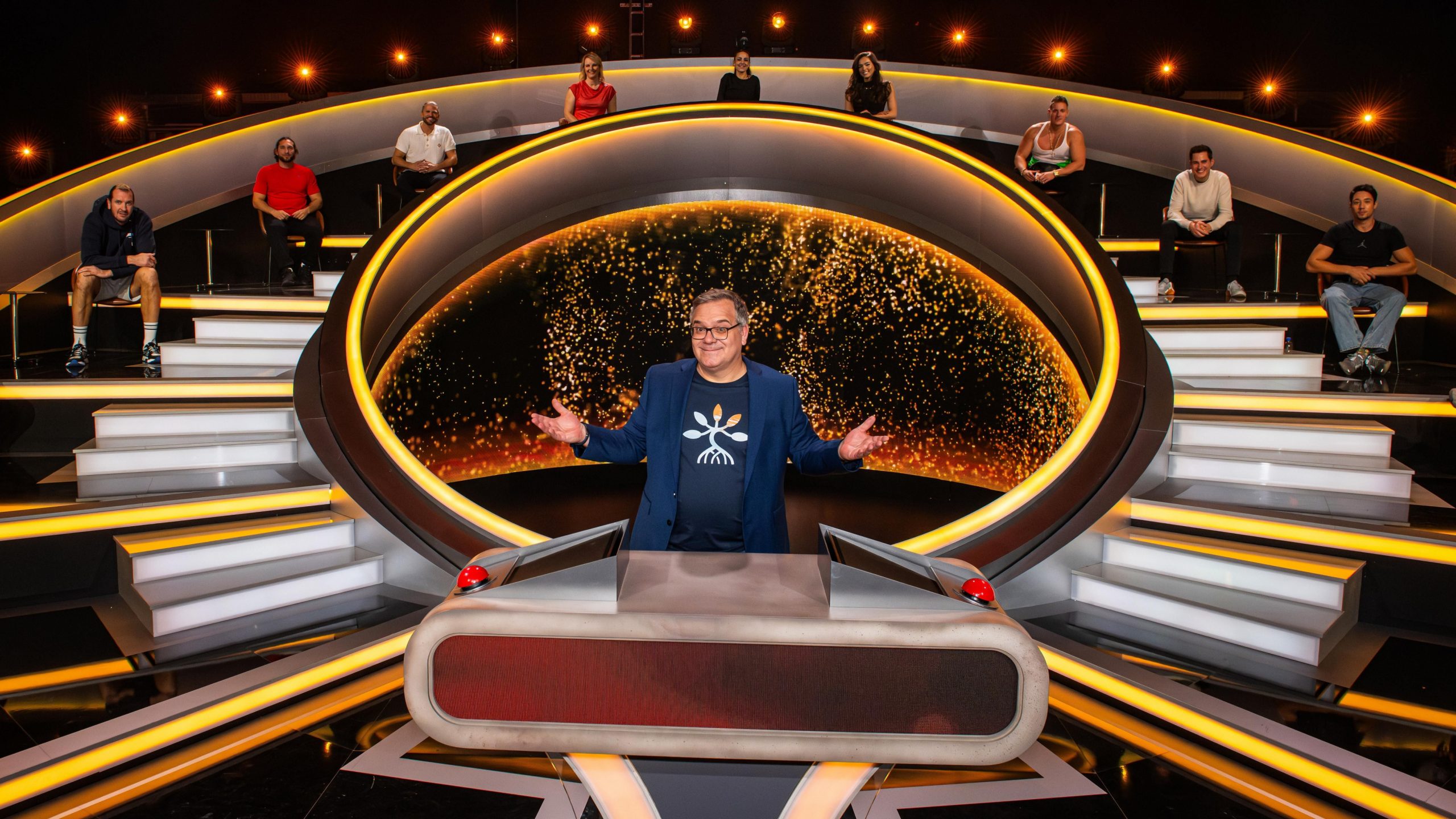 Elton bei der RTL-Sendung „Schlag den Besten“