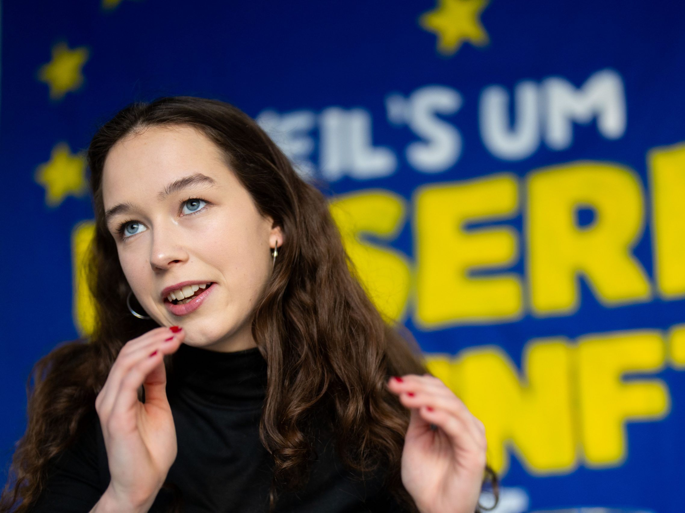 500.000 Stimmen will die grüne Spitzenkandidatin bei der EU-Wahl erreichen.